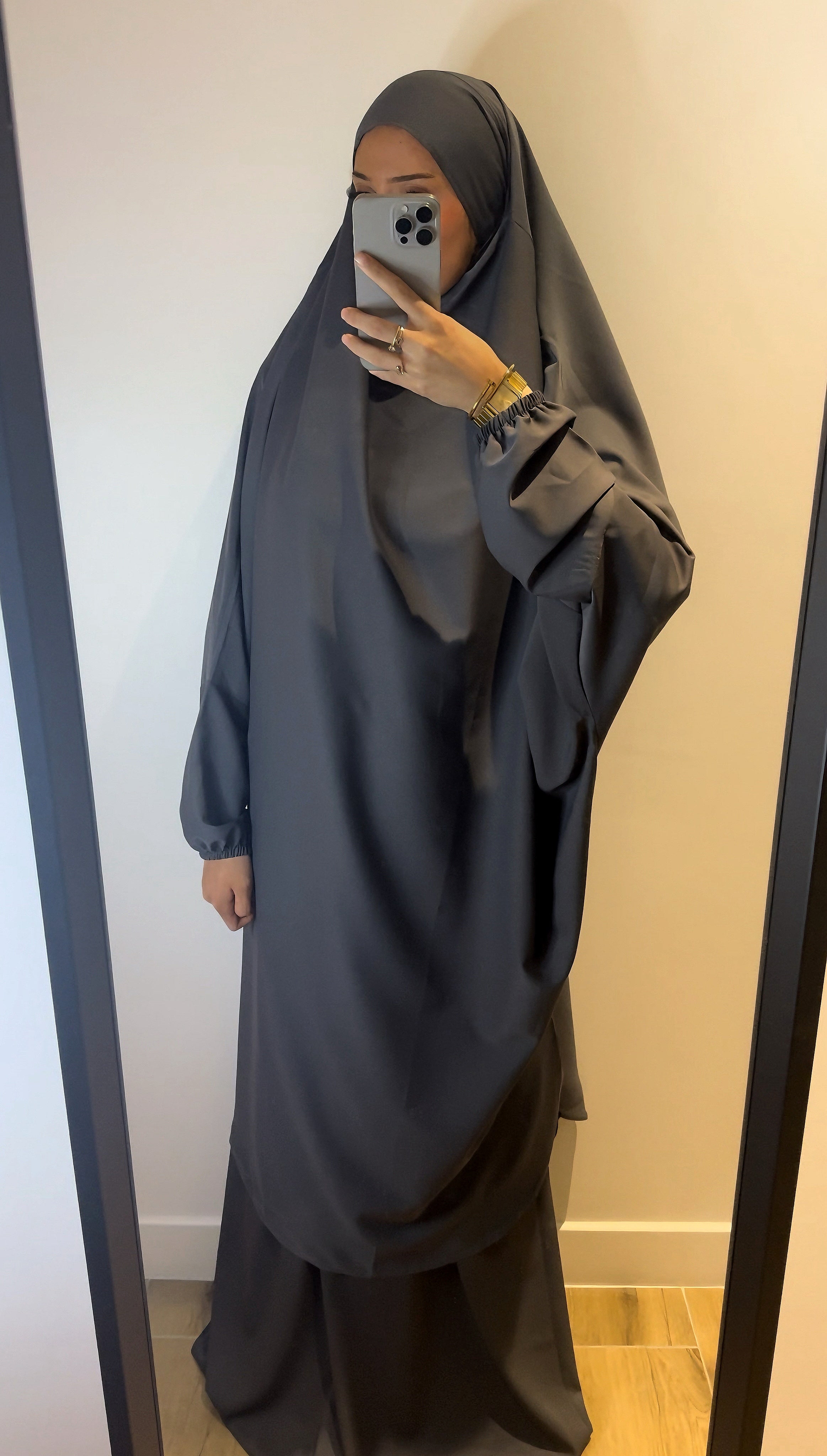 Jilbeb 2 pièces Gris