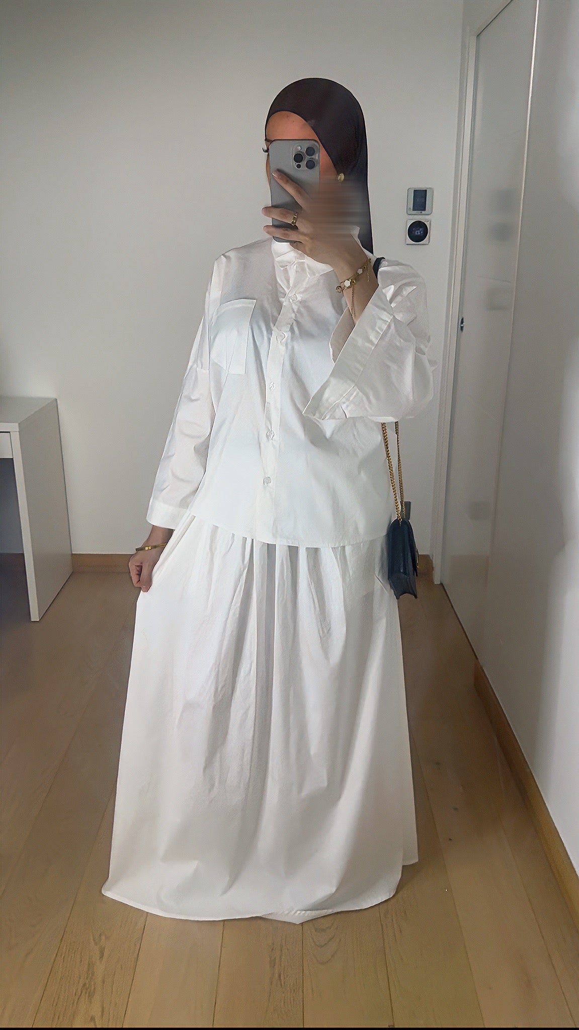 Ensemble Jupe Blanche