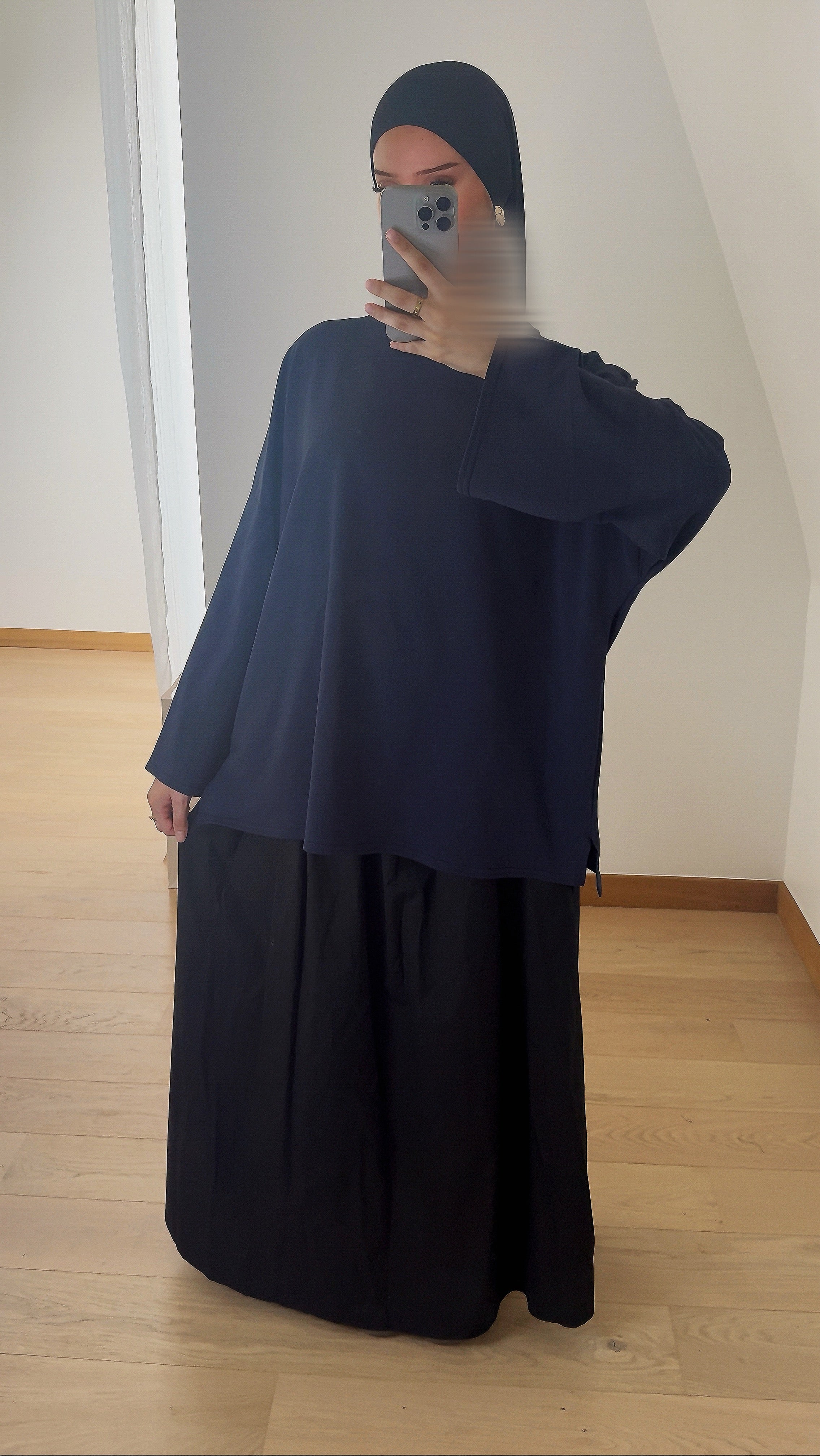 T-SHIRT MAAYDAH BLEU MARINE