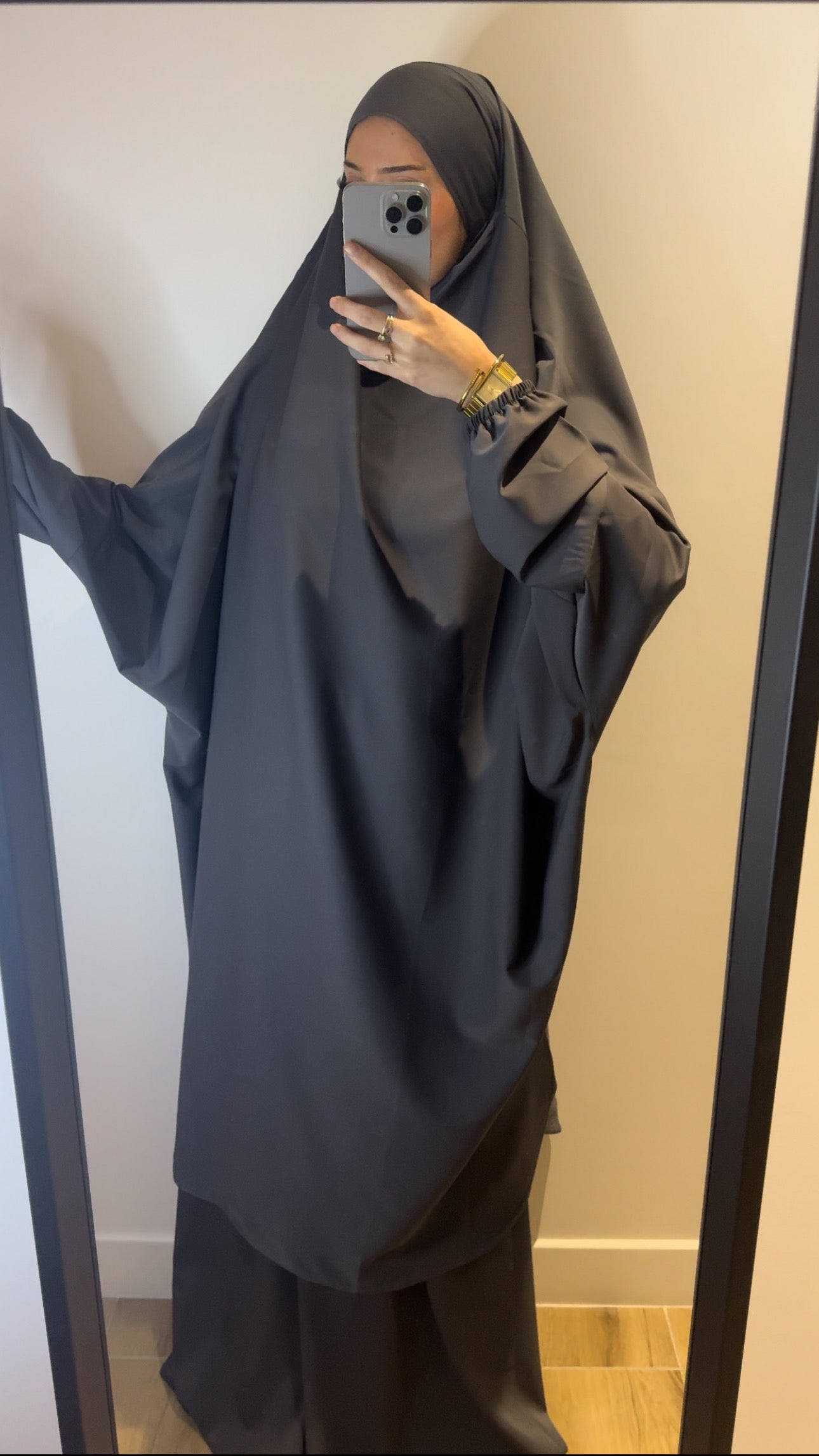 Jilbeb 2 pièces Gris