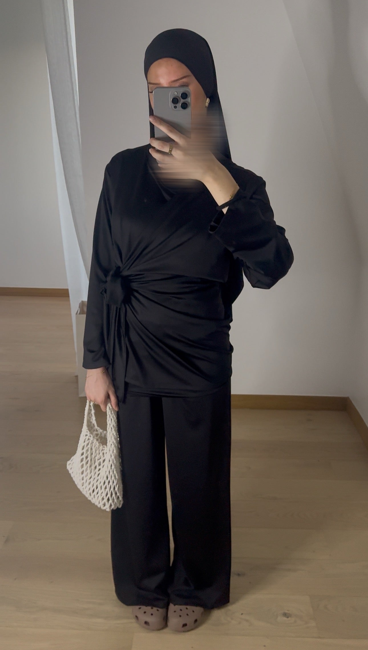 Burkini 3 pièces Noués Noir