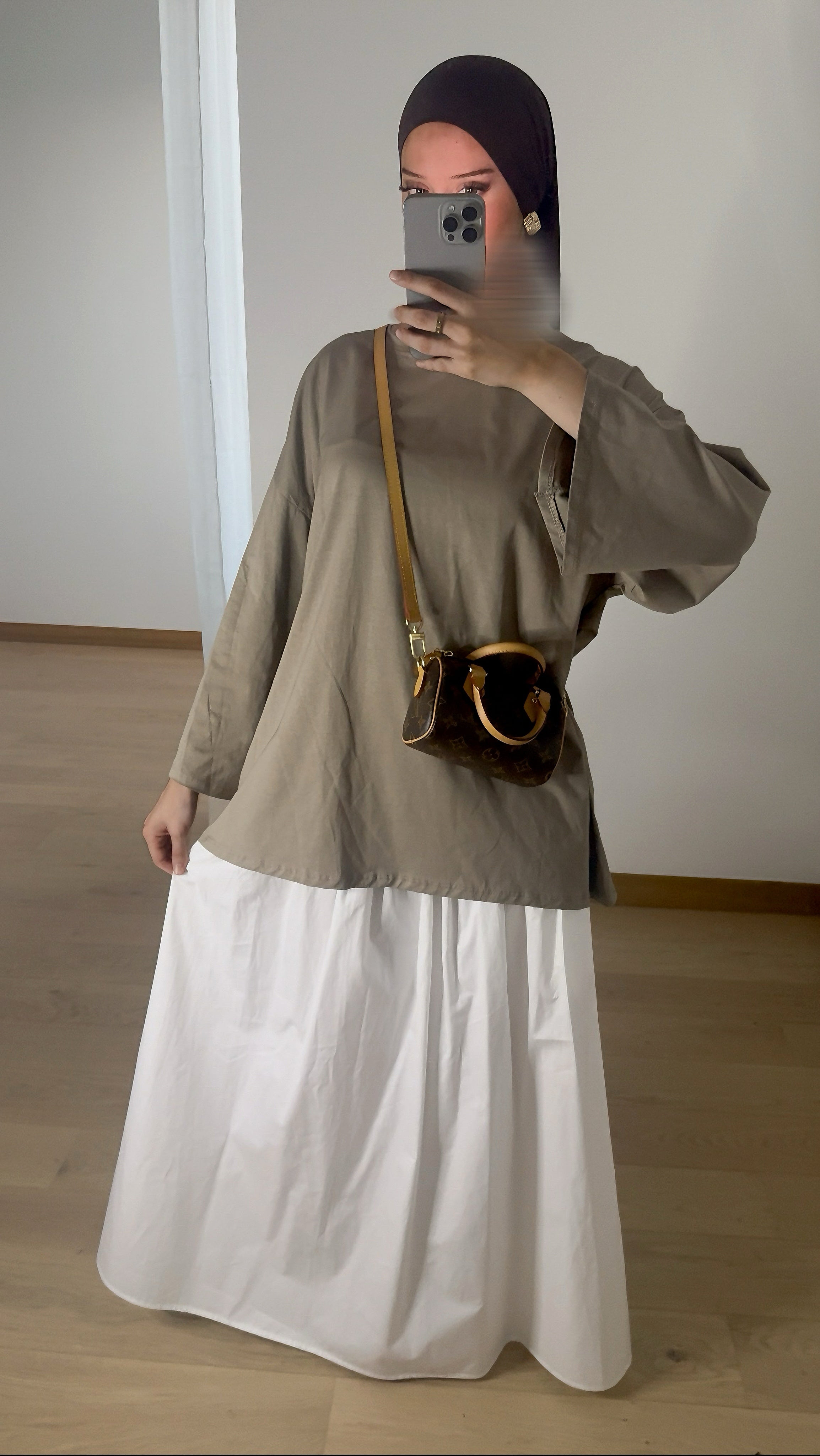 T-SHIRT MASTOUR TAUPE (nouveau)