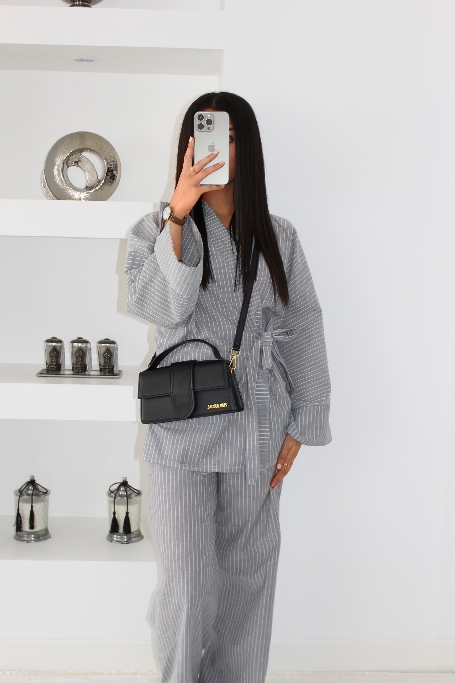 Ensemble Sihem Gris Clair