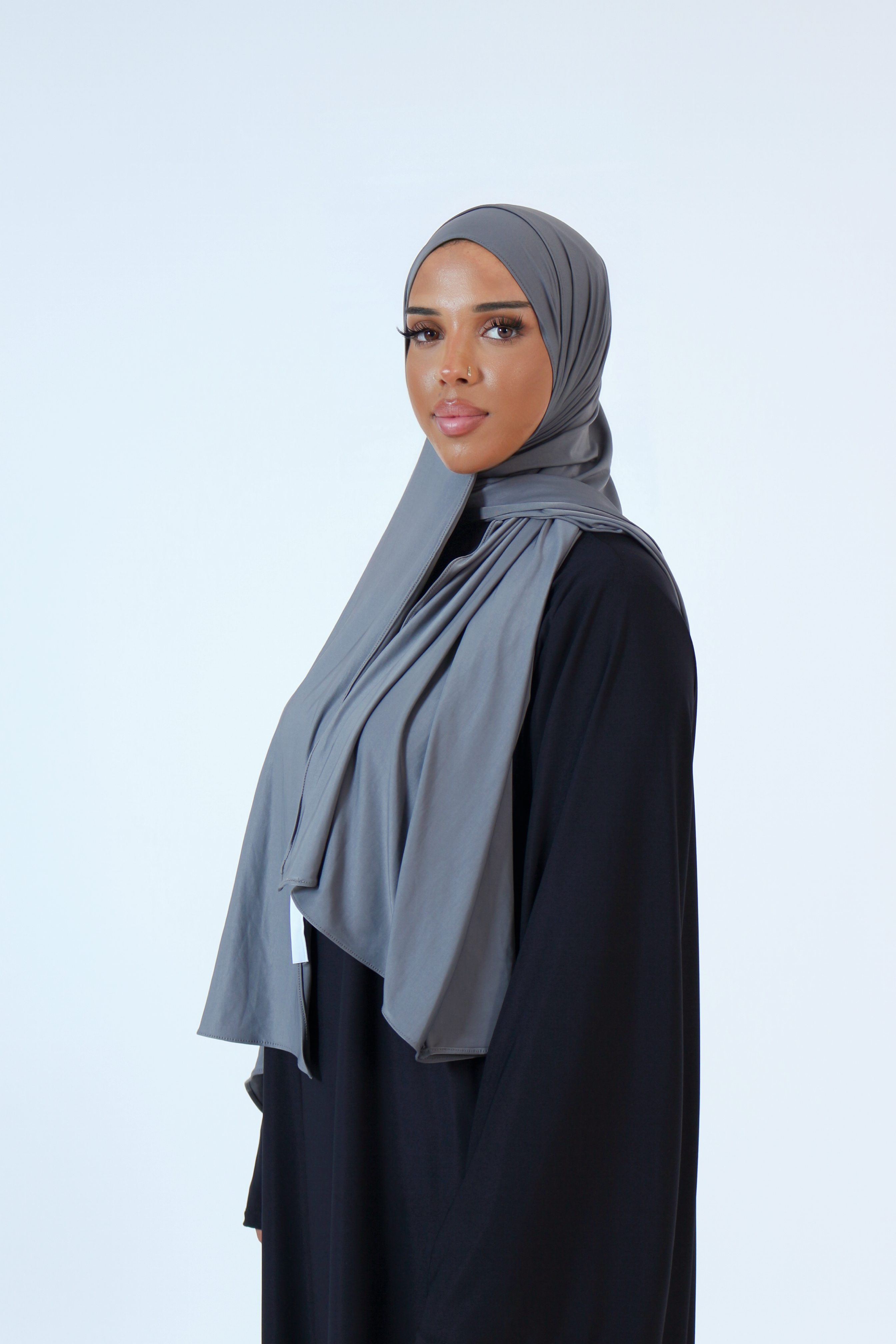 LIQUID JERSEY GRIS FONCÉ