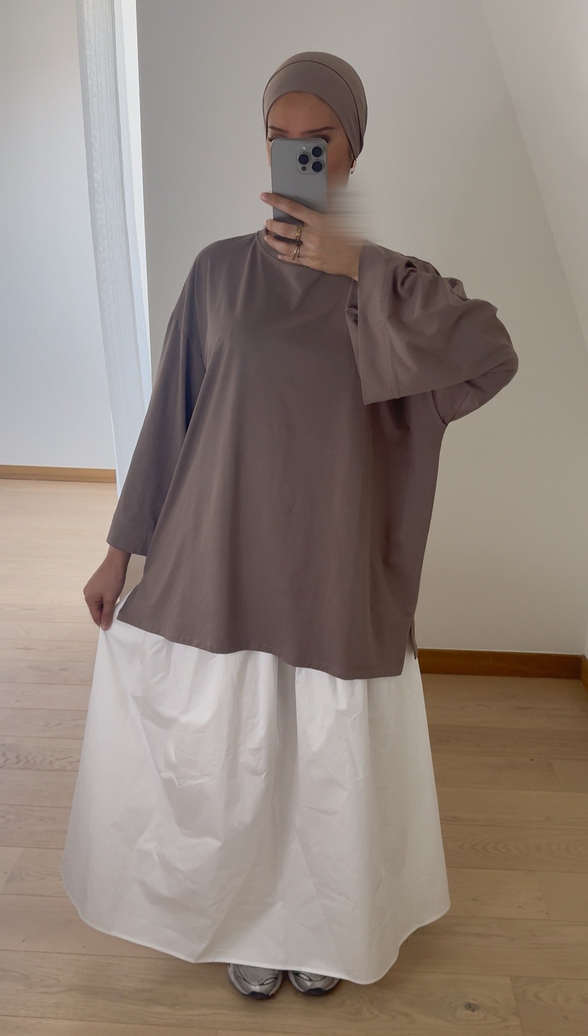 T-SHIRT MASTOUR TAUPE