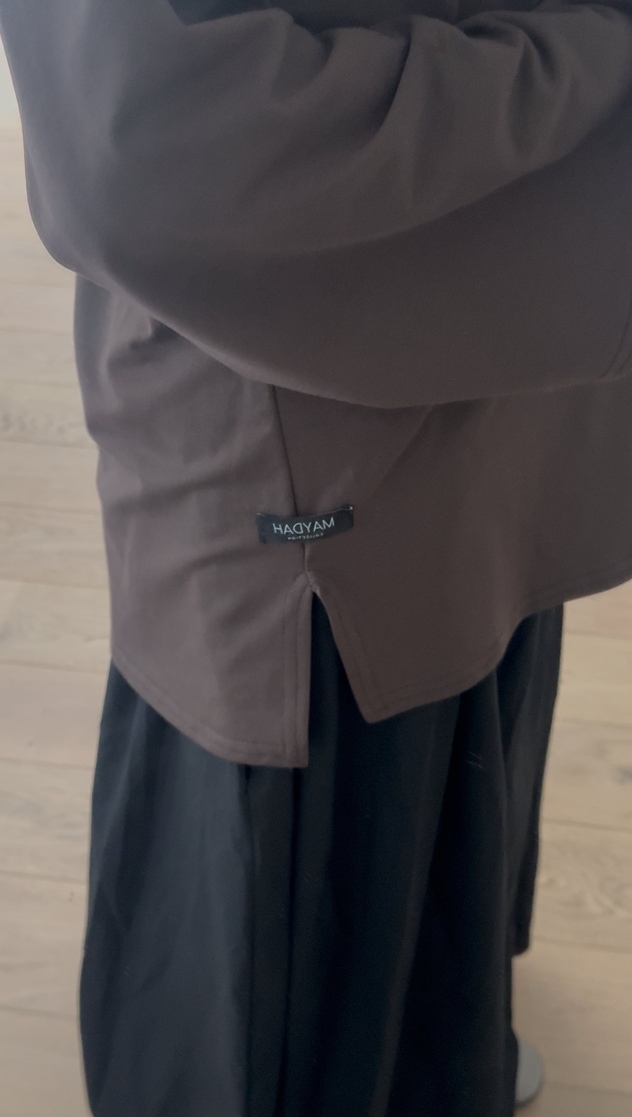 T-SHIRT MAAYDAH MARRON