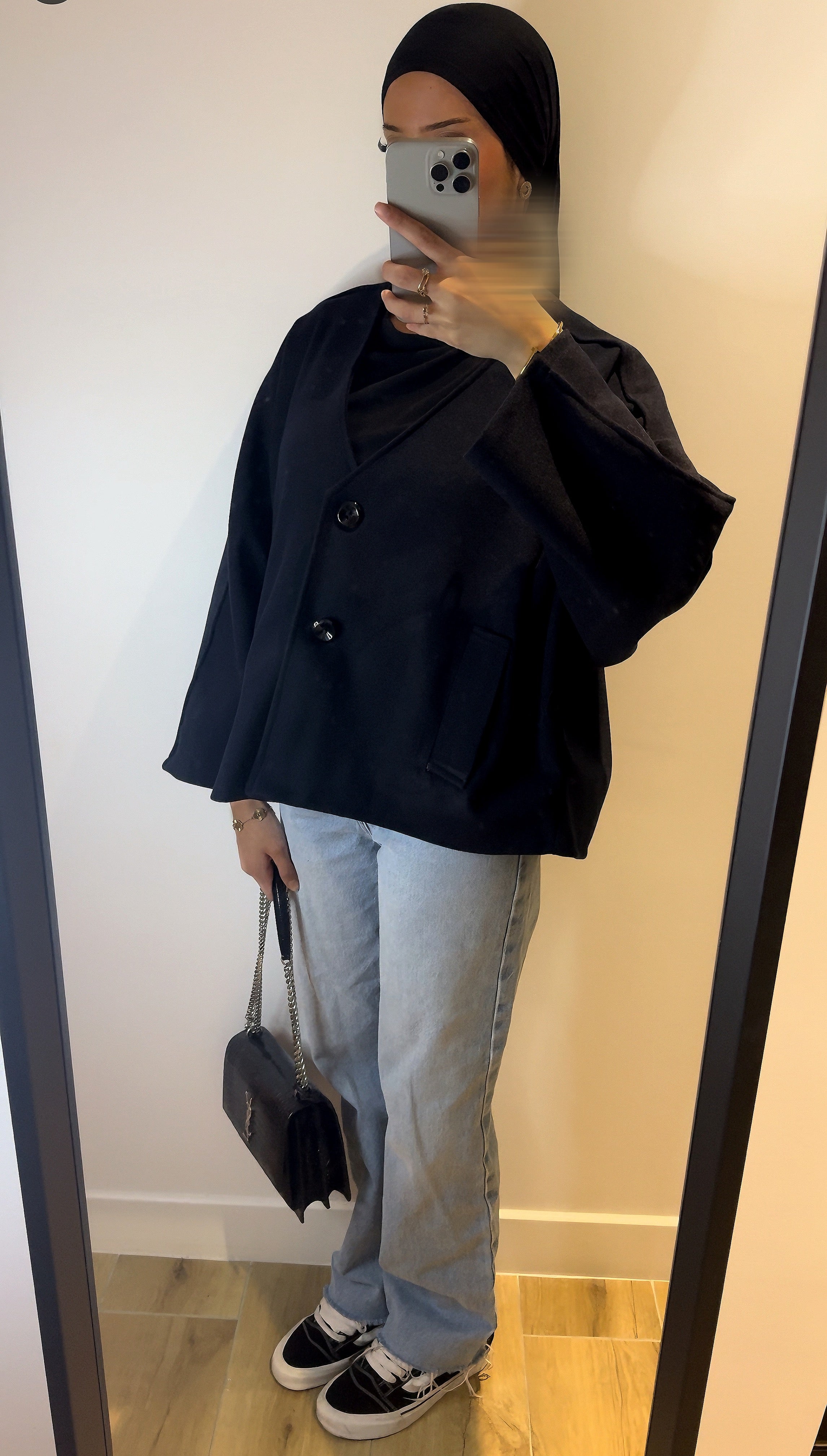 VESTE INSPI ZARA BLEU MARINE