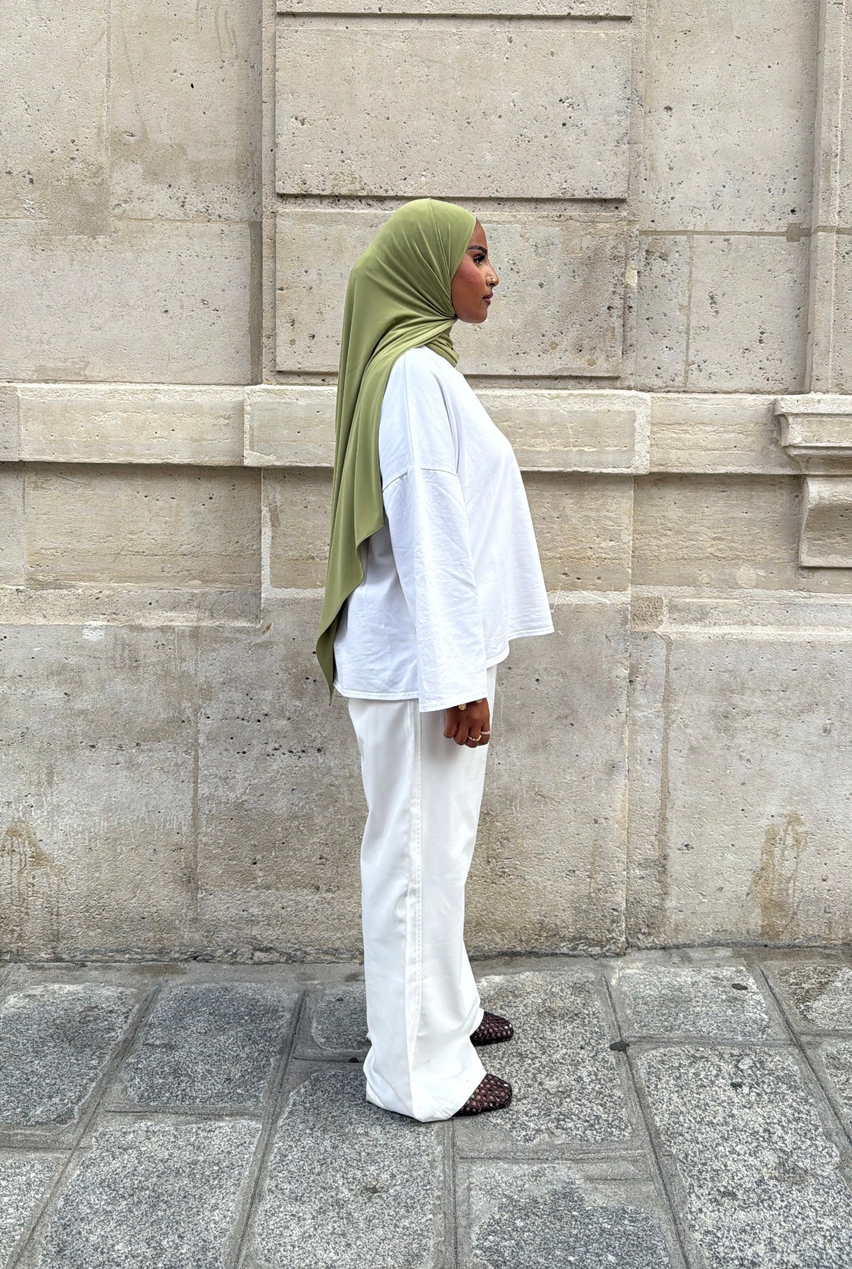 T-SHIRT SIGNATURE BLANC LOGO BLANC