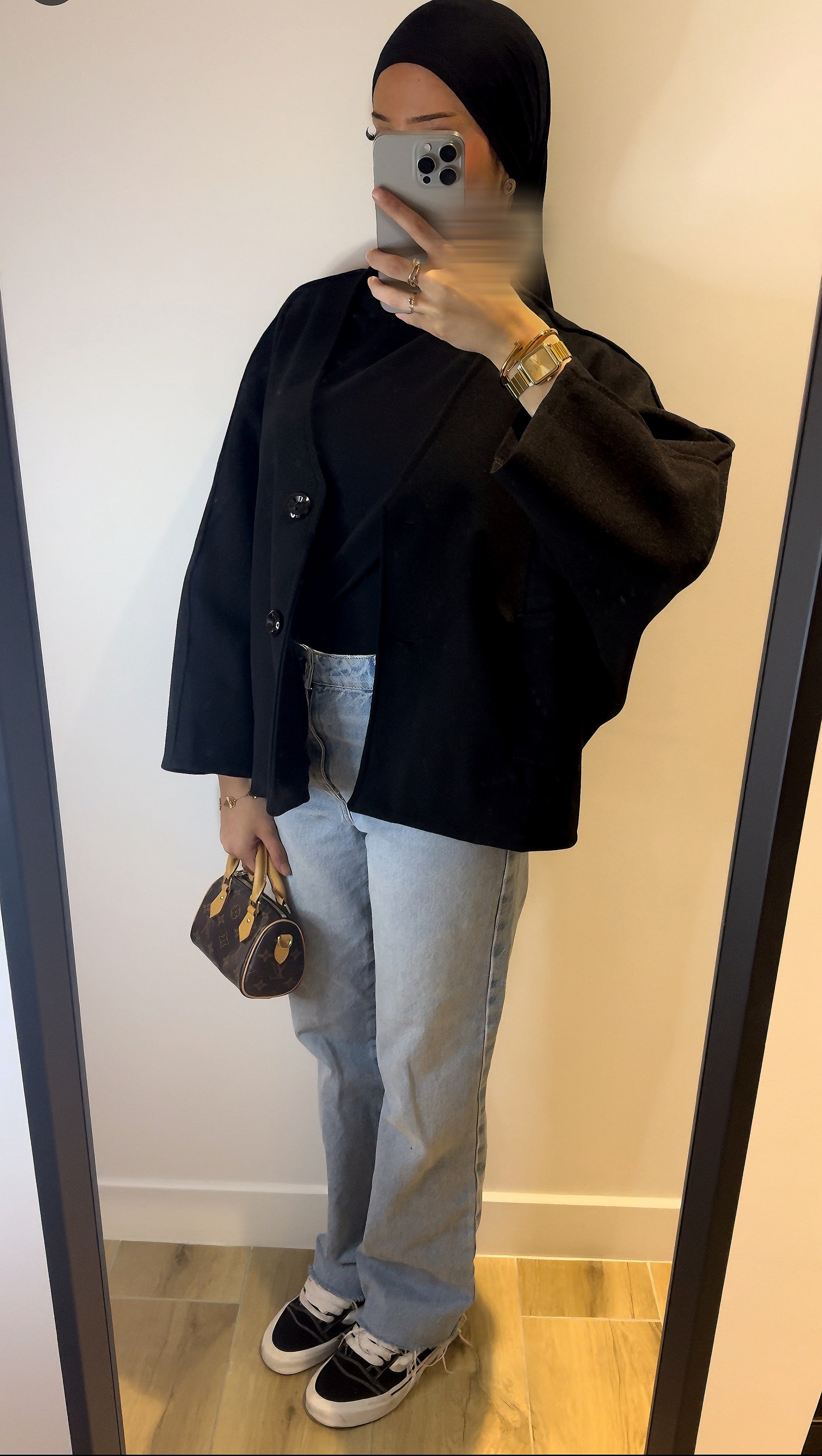 VESTE INSPI ZARA NOIRE