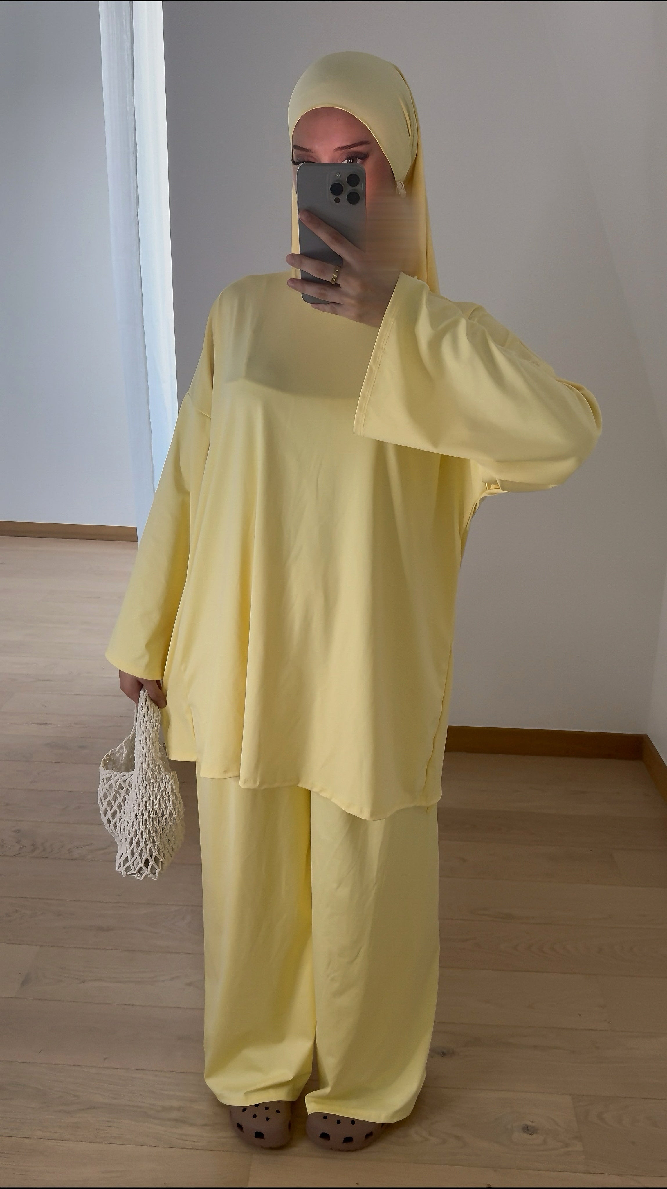 Burkini Simple 3 pièces Jaune