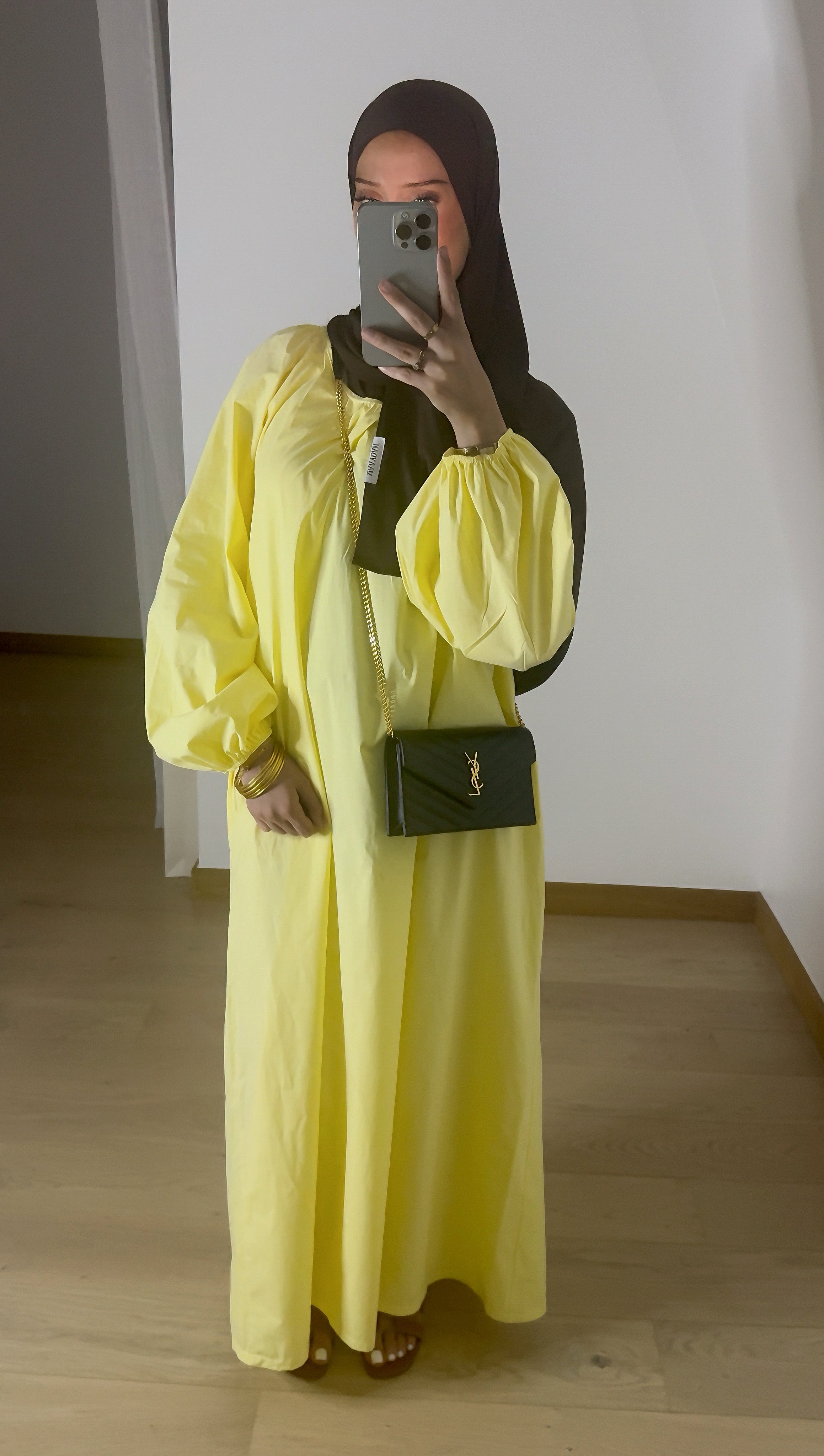 Robe Bouffante Jaune