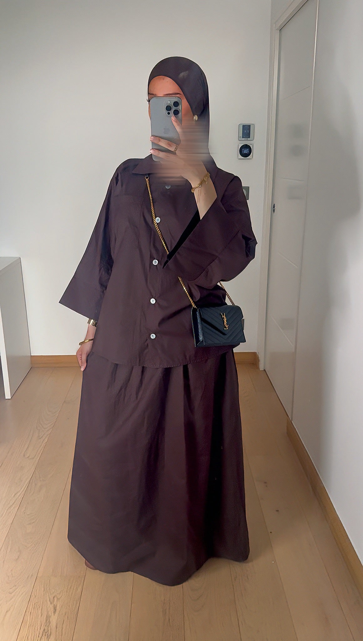 Ensemble Jupe Marron