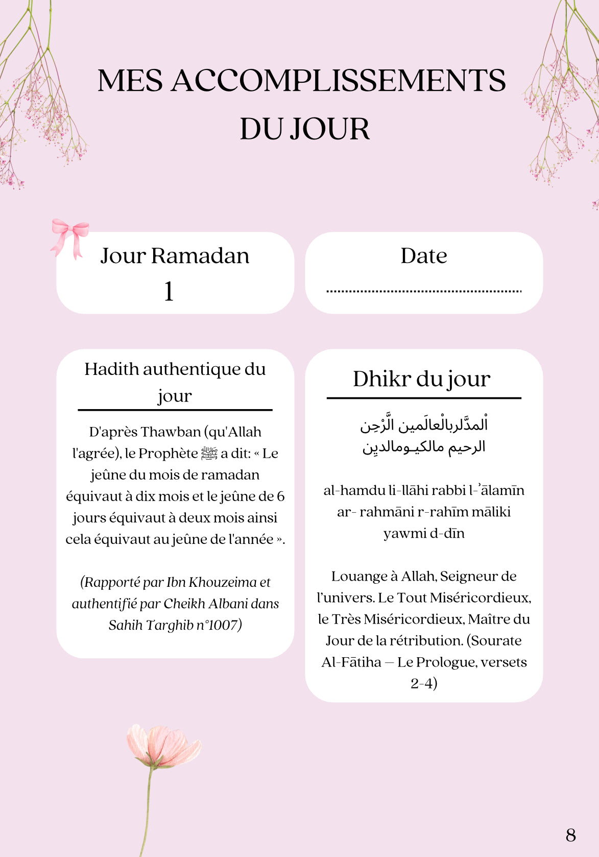 RAMADAN PLANNER NUMÉRIQUE 2026
