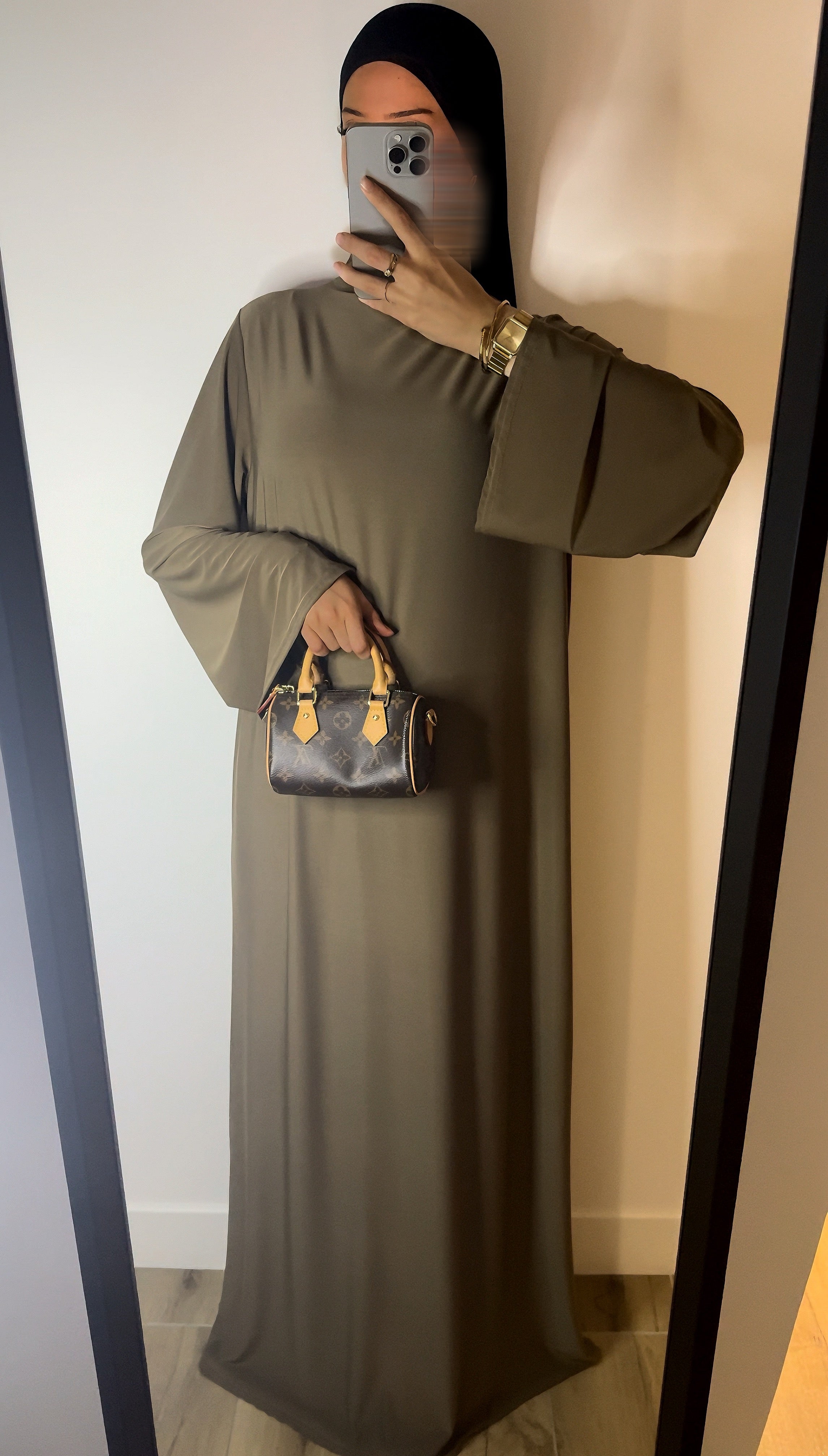 Abaya Jersey Taupe