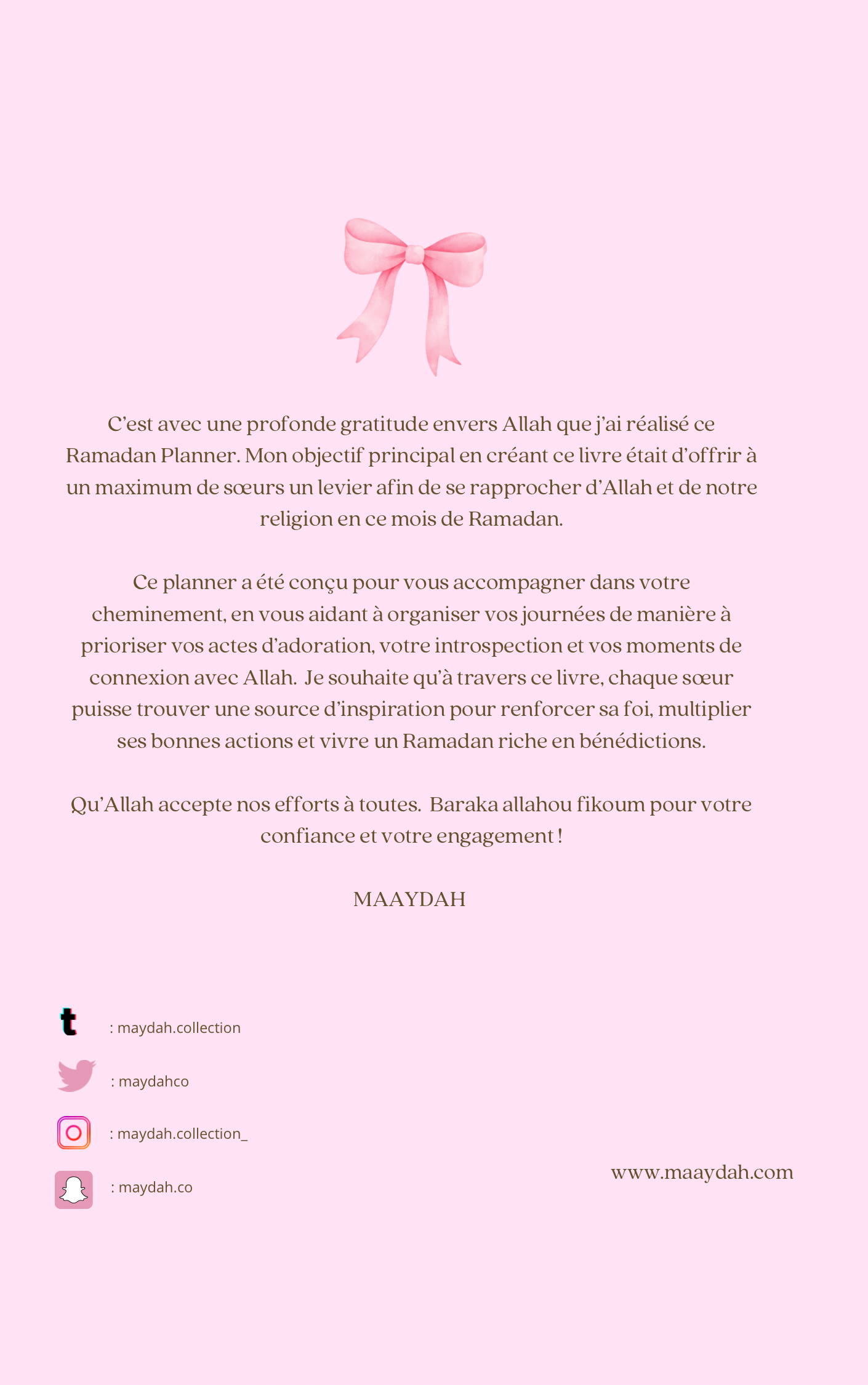 RAMADAN PLANNER NUMÉRIQUE 2025