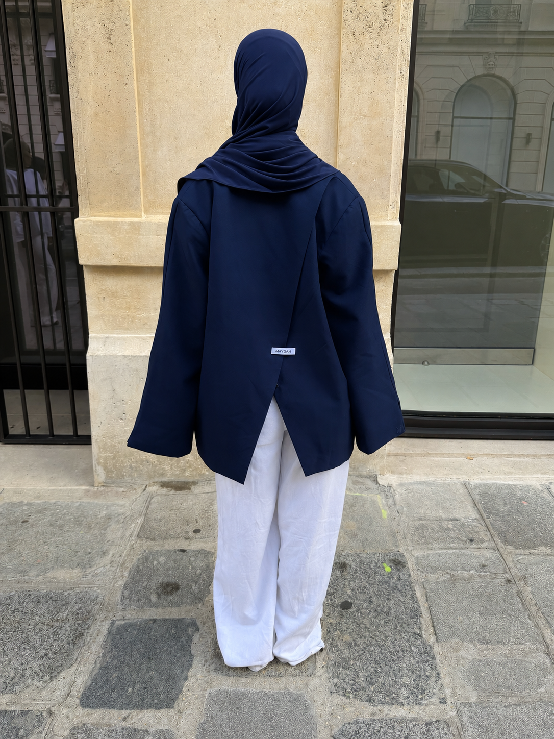 BLAZER DOS BLEU MARINE (PRÉCOMMANDE SOUS 10 JOURS)
