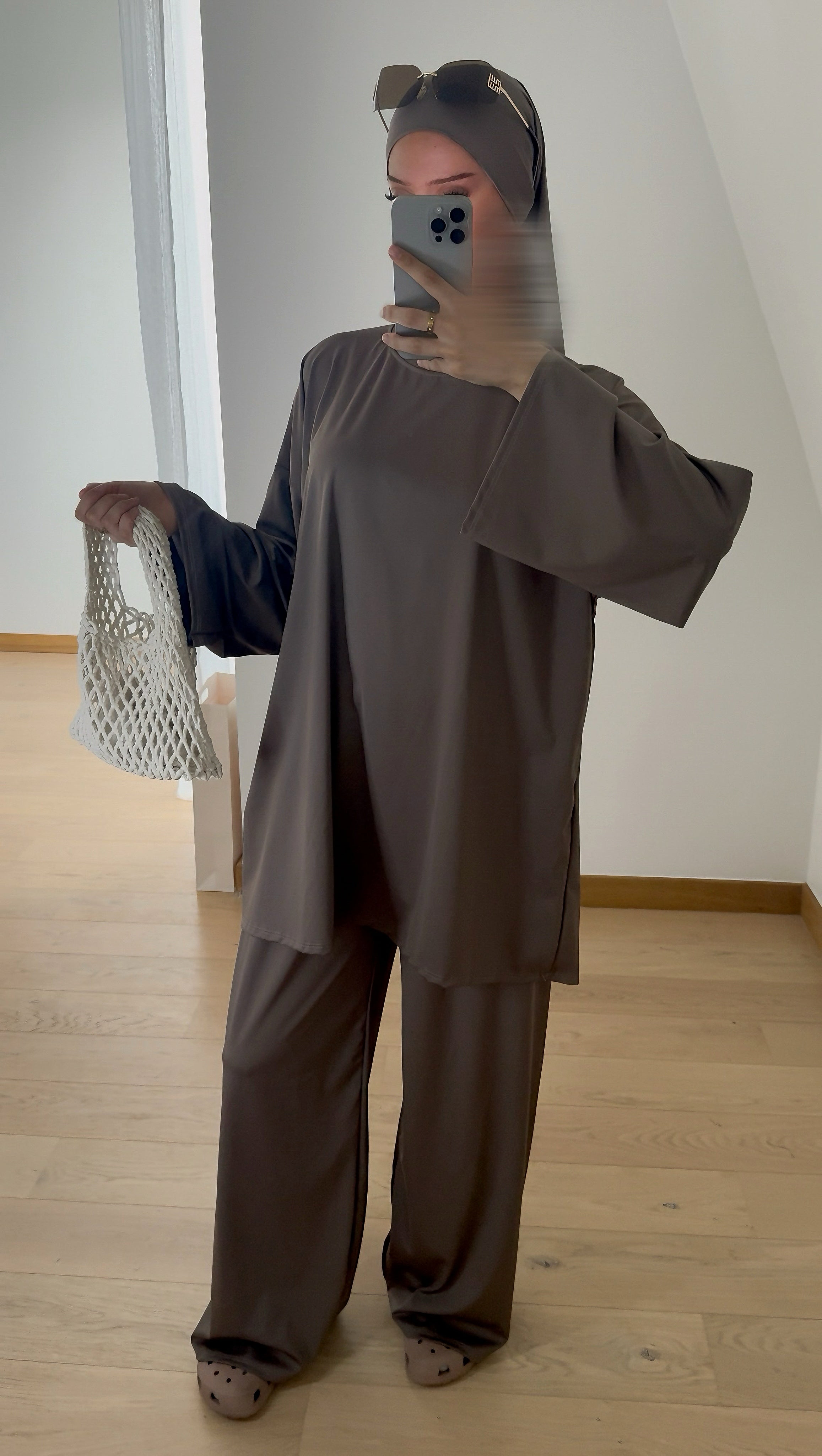 Burkini Simple 3 pièces Taupe
