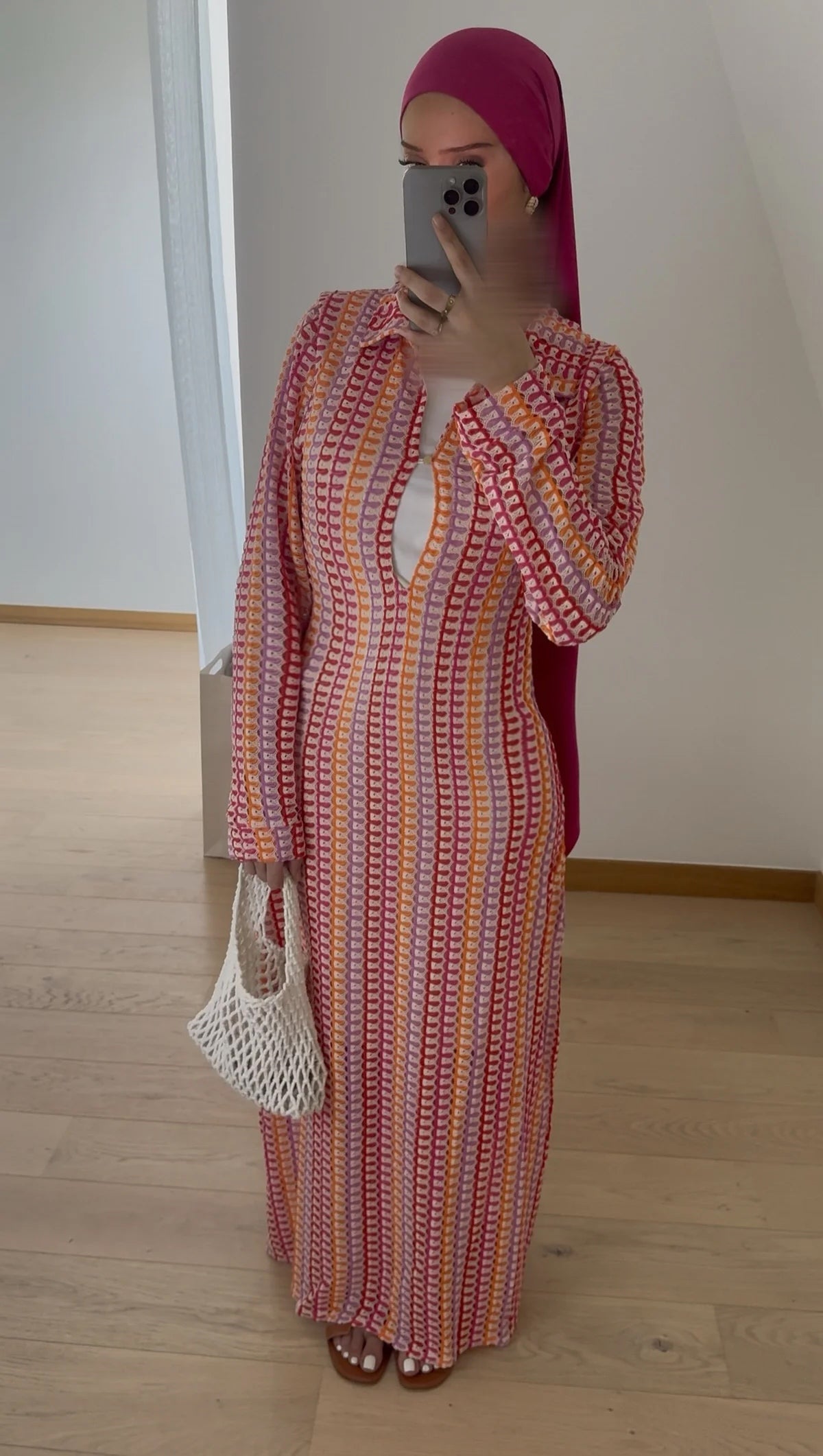 Robe Plage Rose