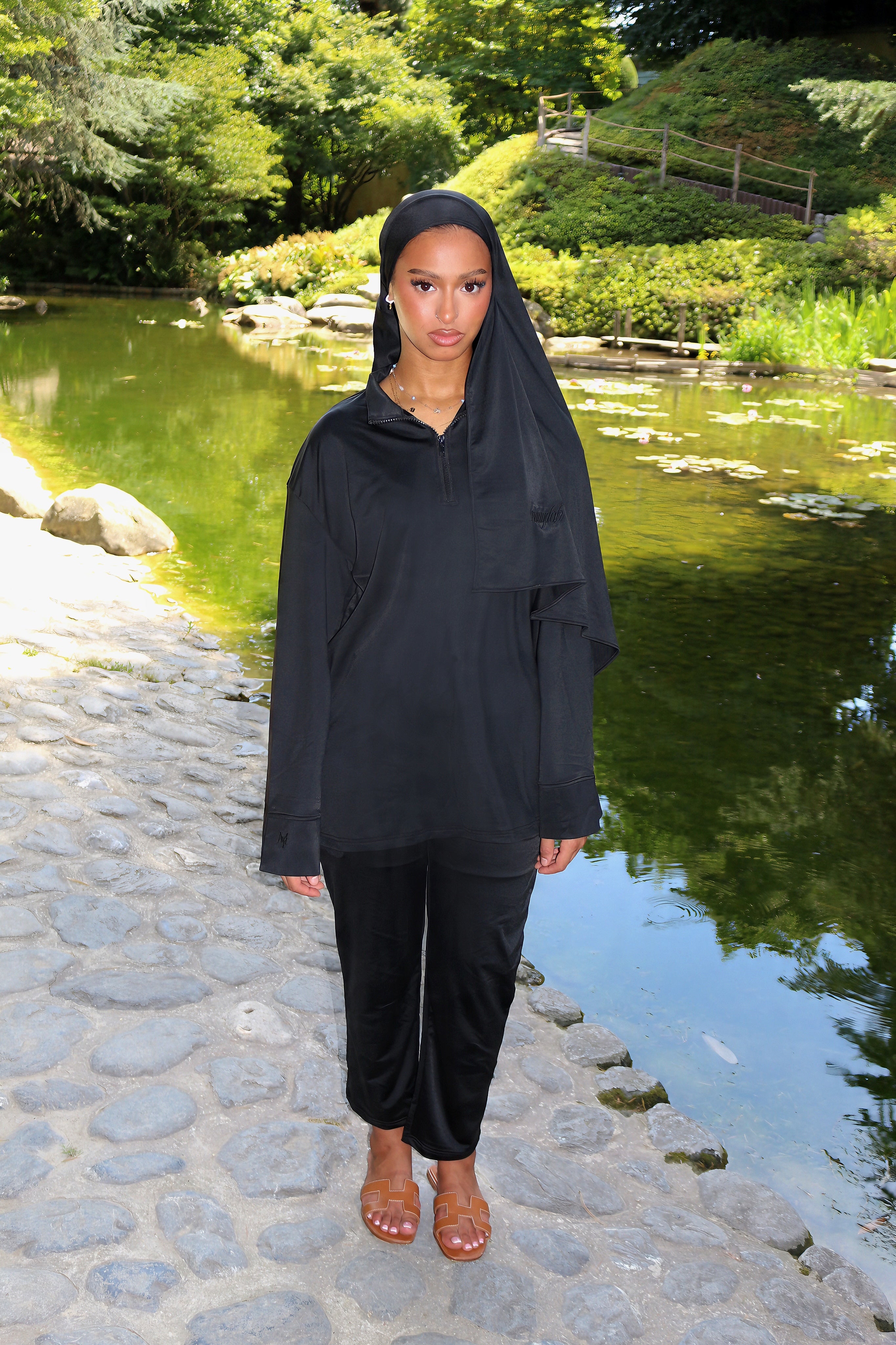 BURKINI 3 PIÈCES NOIR (PRÉCOMMANDE SOUS 7 JOURS)