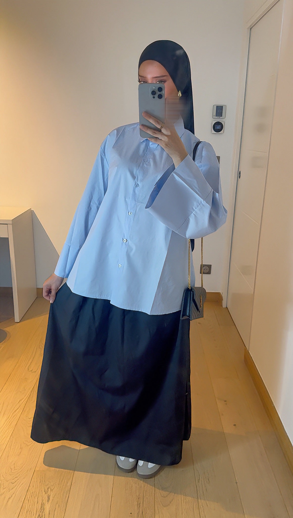 Chemise Leya Bleue