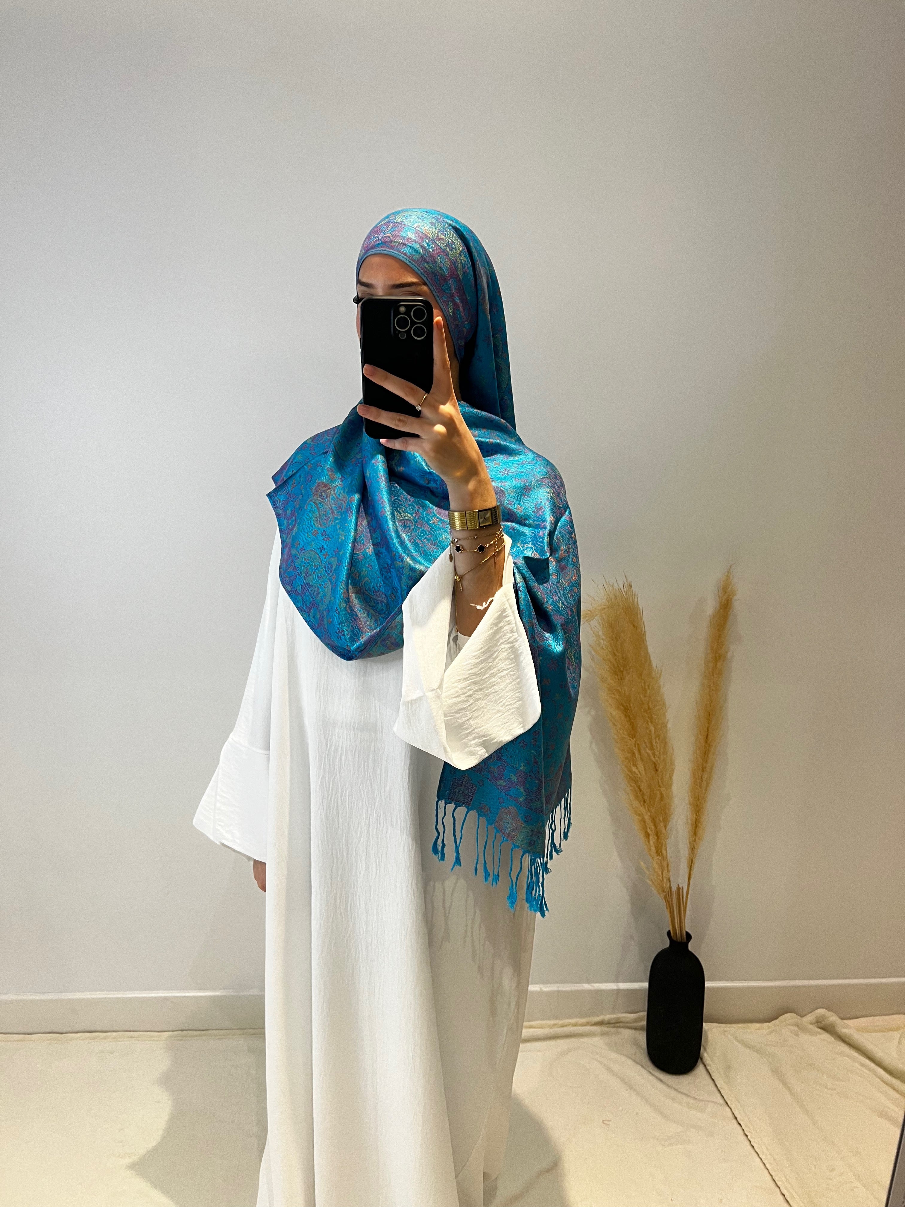 Pashmina Bleu Clair