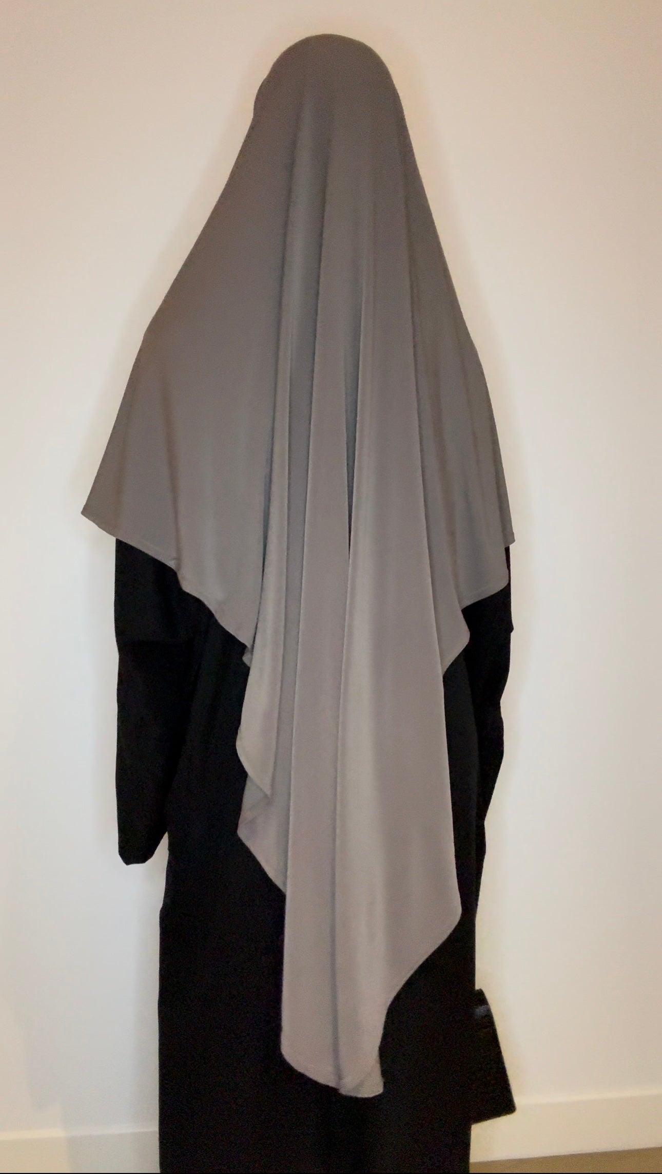 Khimar Maxi Long Jersey Premium Taupe