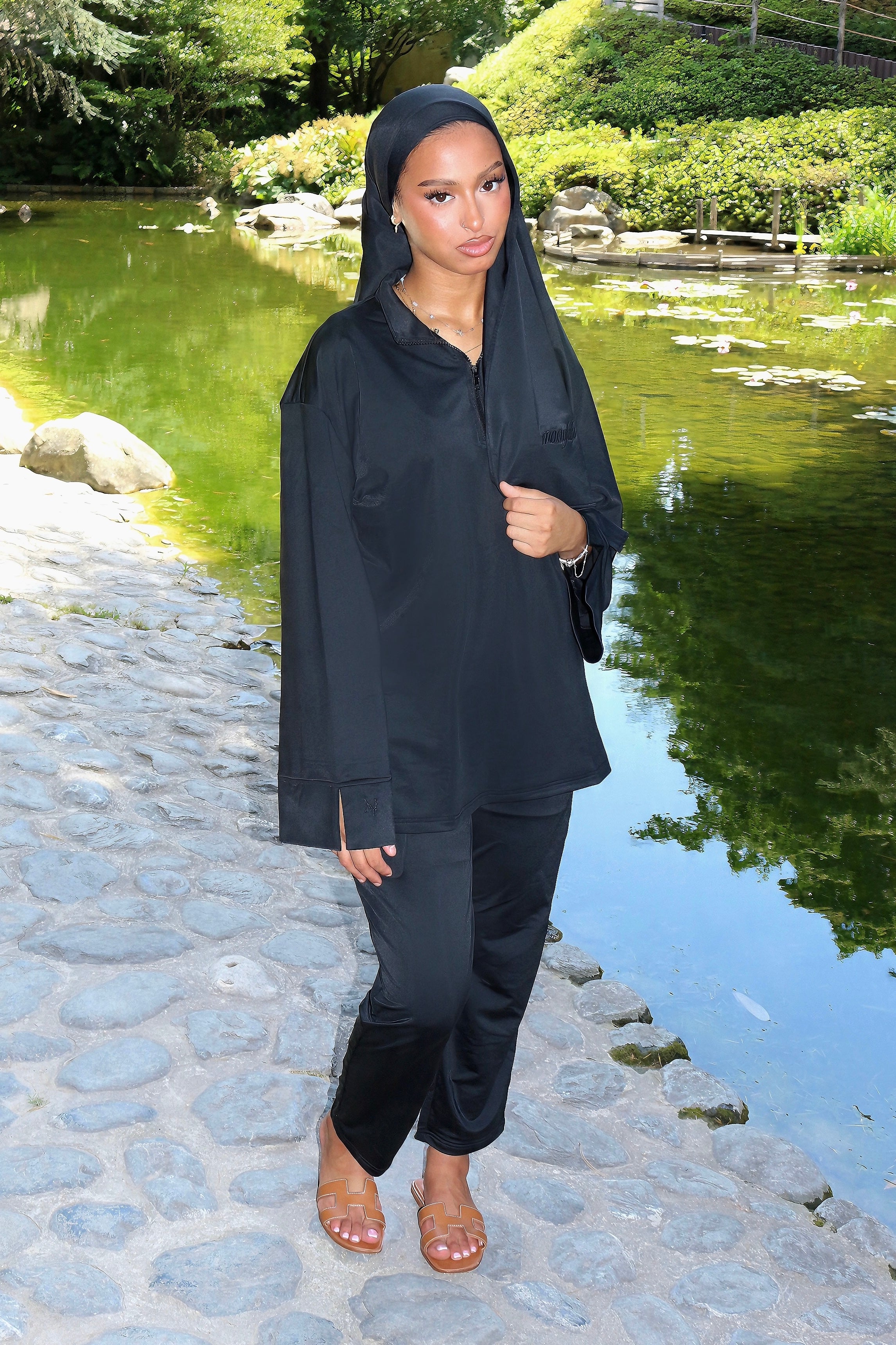 BURKINI 3 PIÈCES NOIR (PRÉCOMMANDE SOUS 7 JOURS)