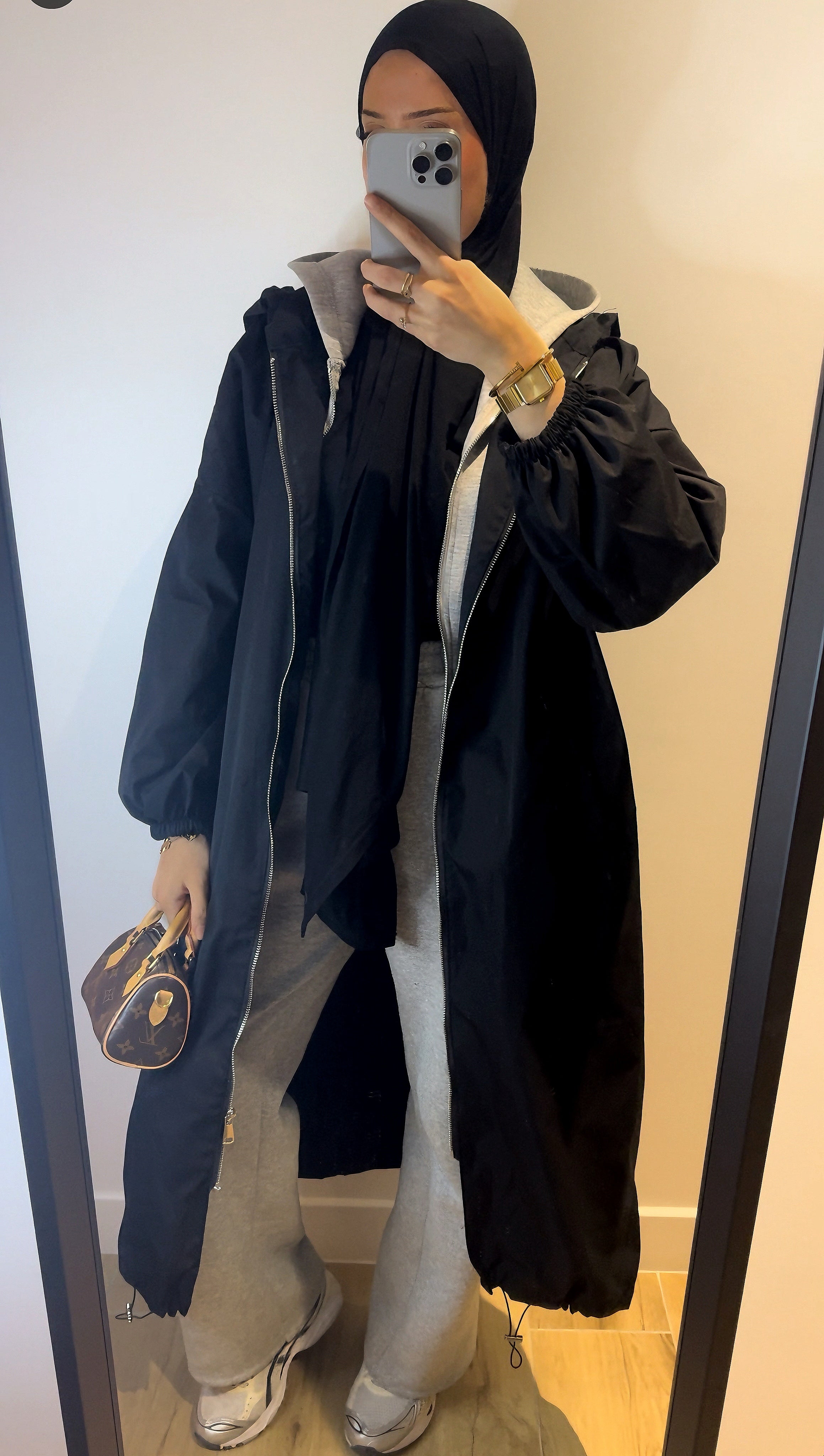 Parka Longue Noire