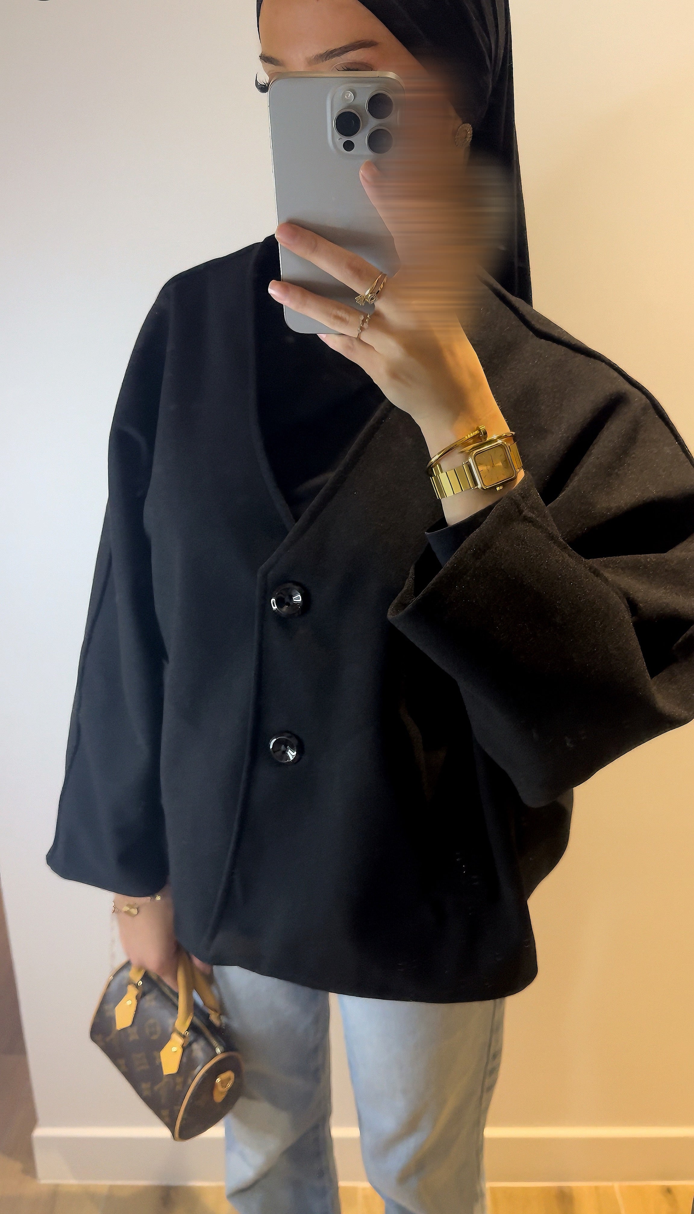 VESTE INSPI ZARA NOIRE