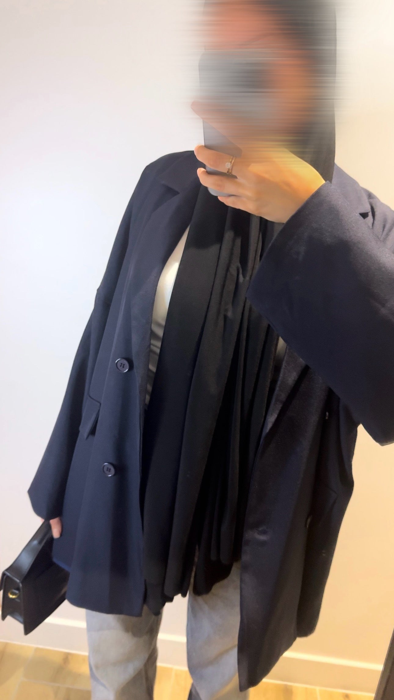 Blazer Oversize Bleu Marine