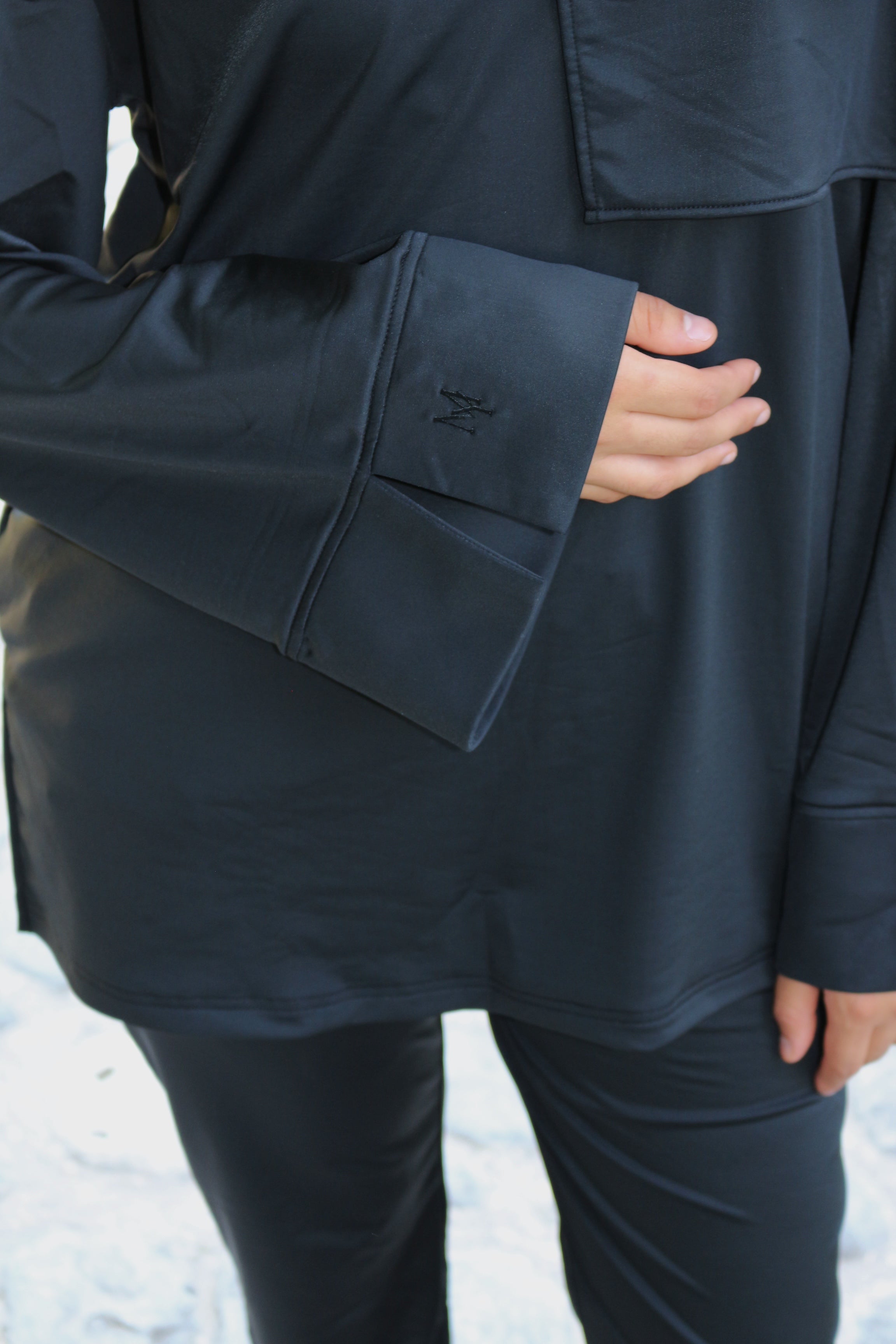 BURKINI 3 PIÈCES NOIR (PRÉCOMMANDE SOUS 7 JOURS)