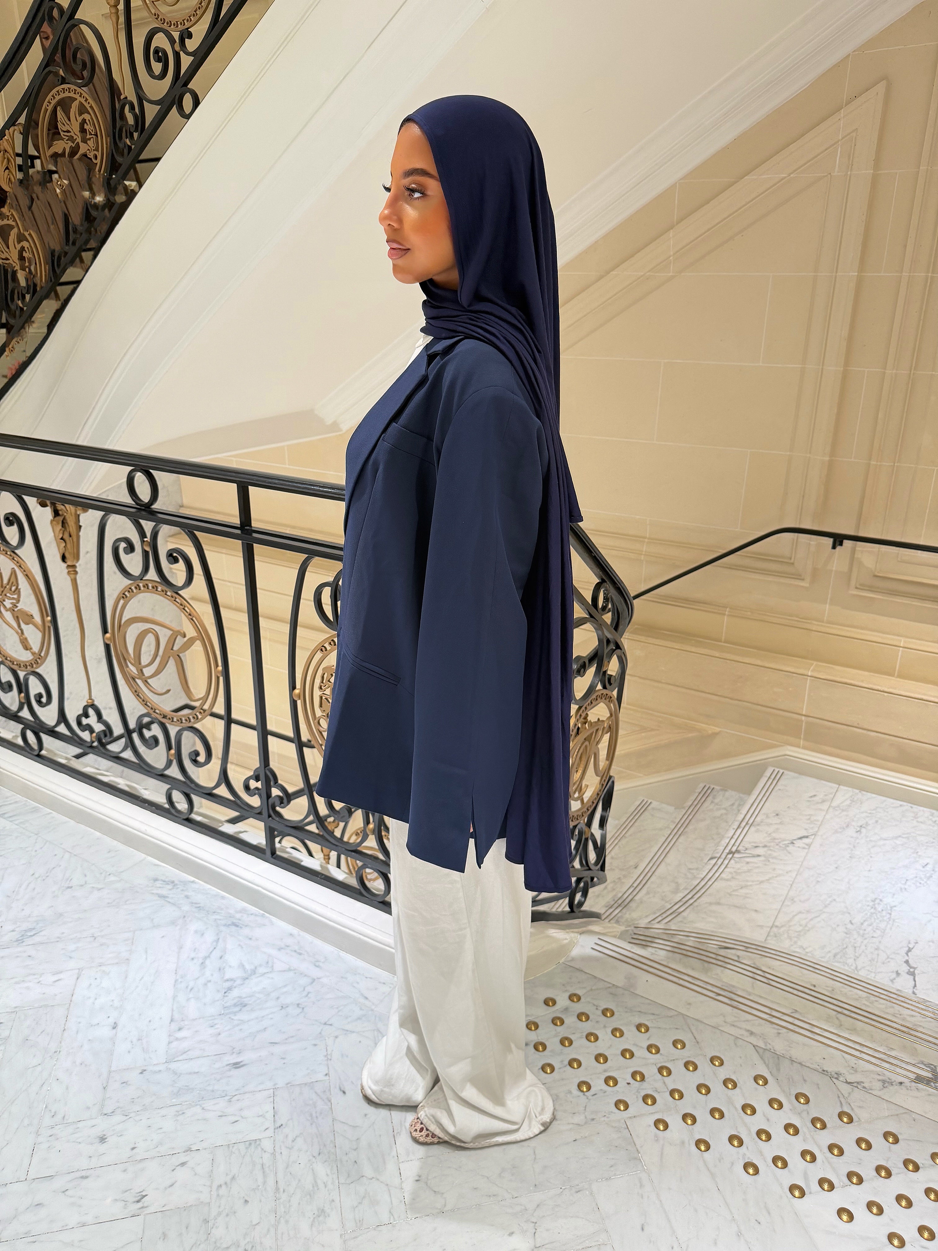 BLAZER DOS BLEU MARINE (PRÉCOMMANDE SOUS 10 JOURS)
