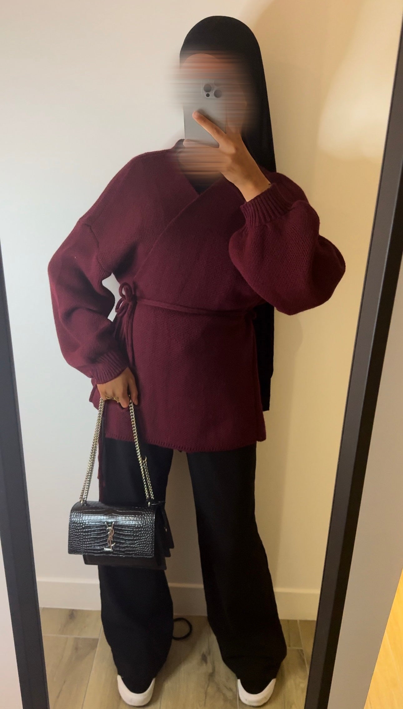 Gilet Mina Bordeaux