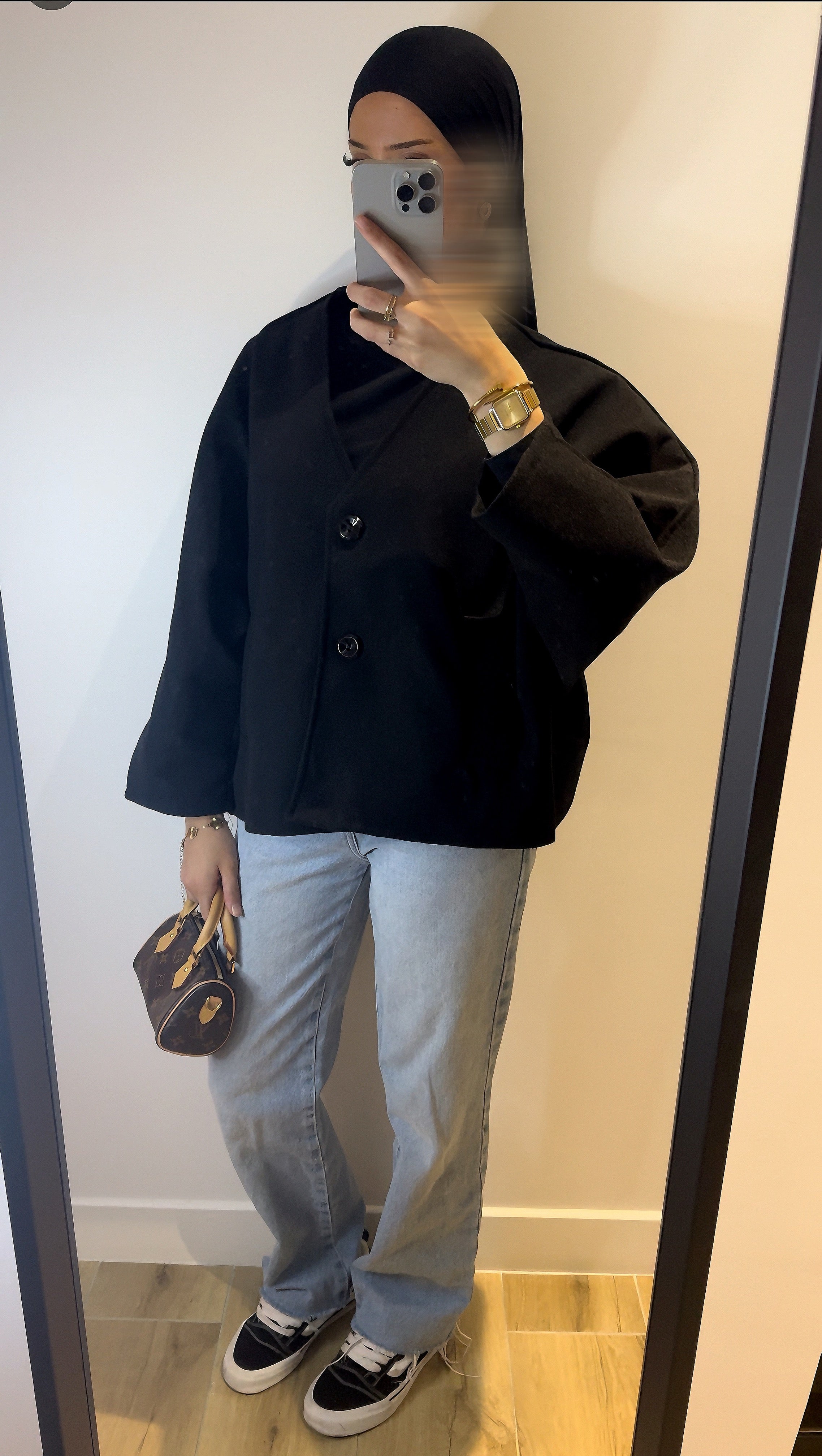 VESTE INSPI ZARA NOIRE