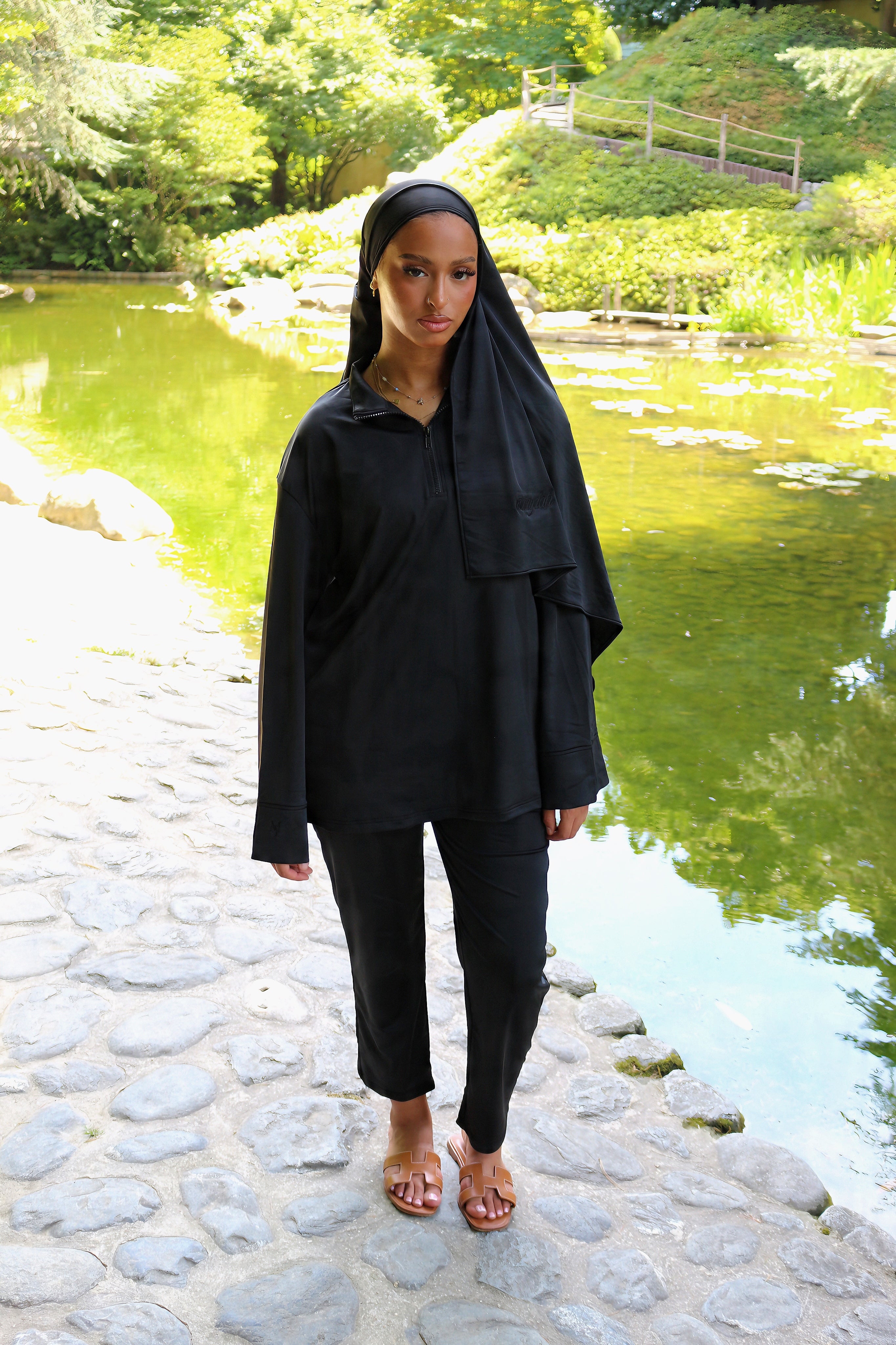 BURKINI 3 PIÈCES NOIR (PRÉCOMMANDE SOUS 7 JOURS)