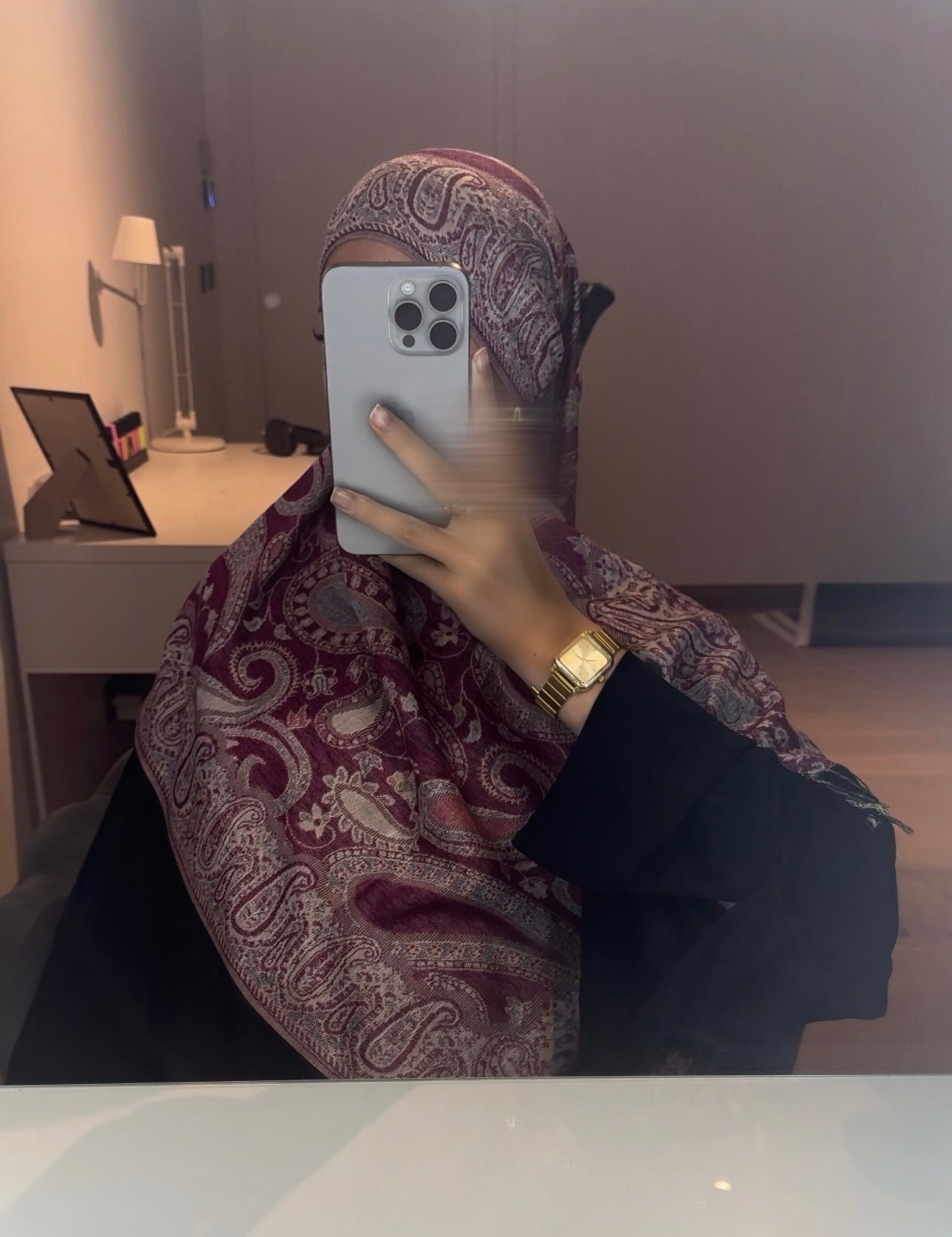 Pashmina Bordeaux