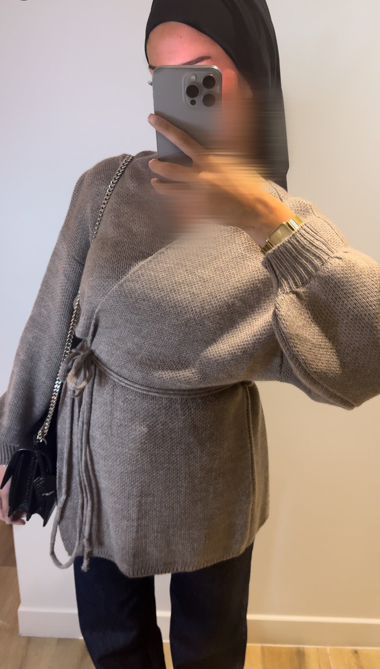 Gilet Mina Taupe