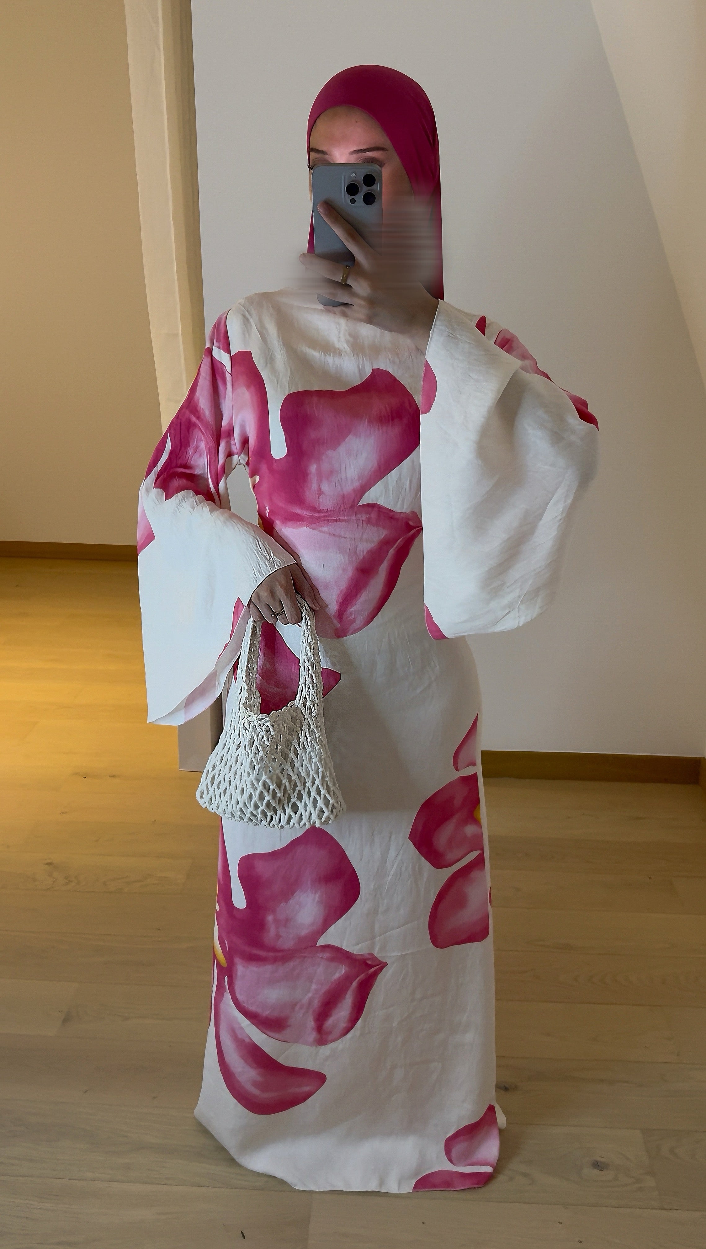 Robe Florale Rose