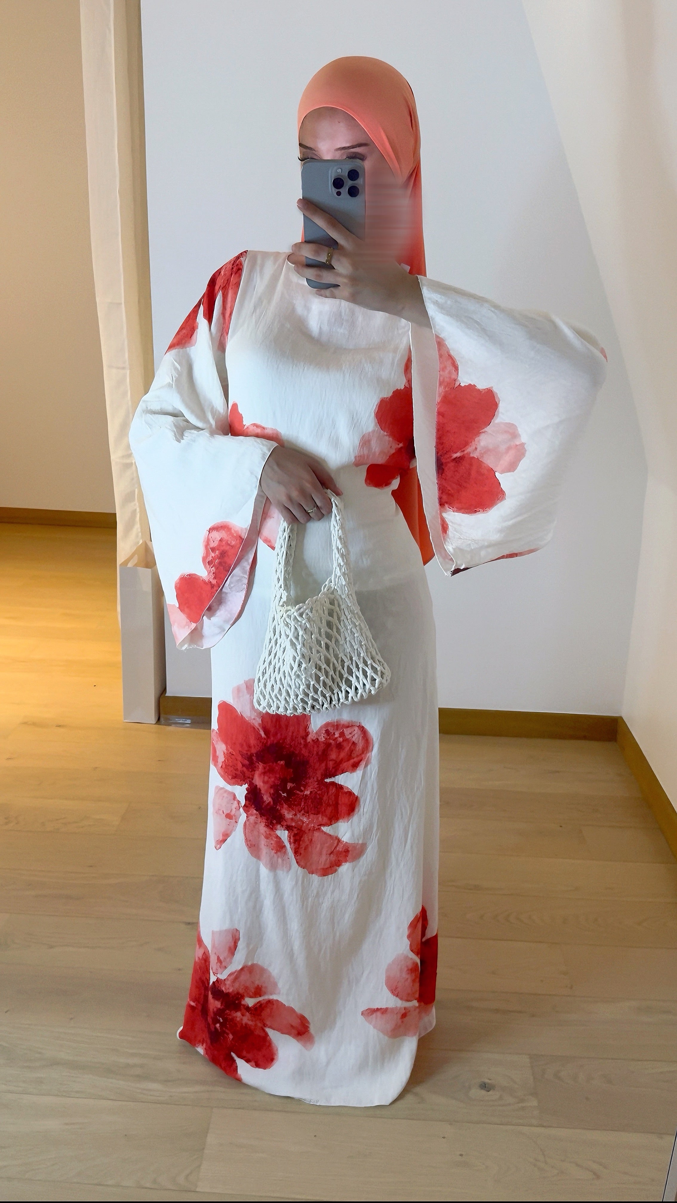 Robe Florale Orange