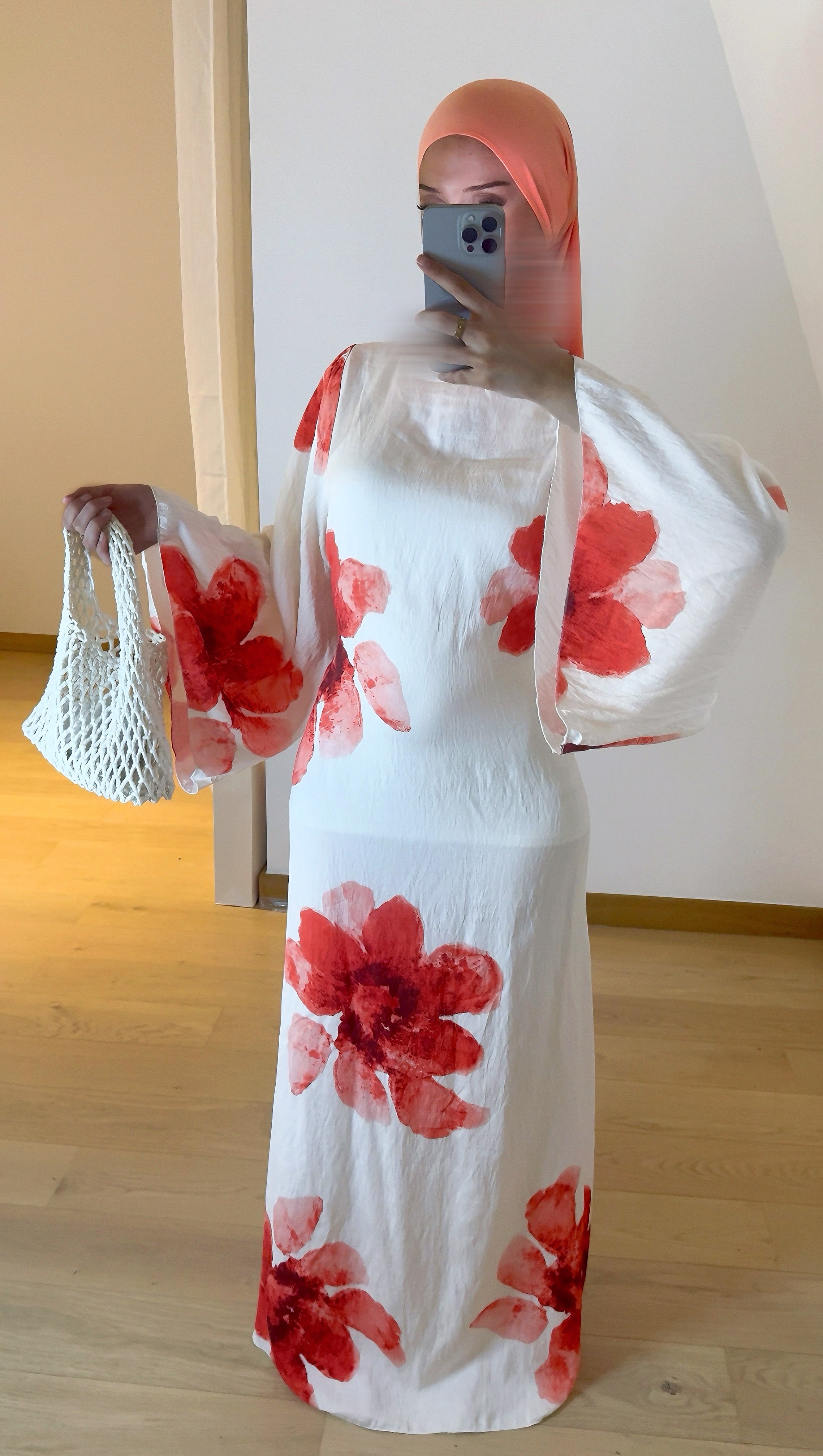 Robe Florale Orange